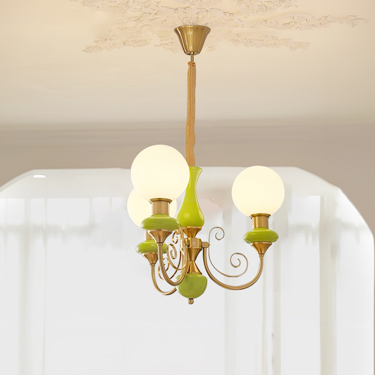Valentina Modern Creative Chandelier Glass Dining Room Living Room