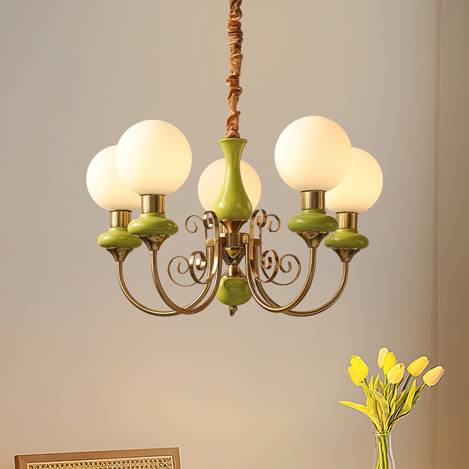 Valentina Modern Creative Chandelier Glass Dining Room Living Room