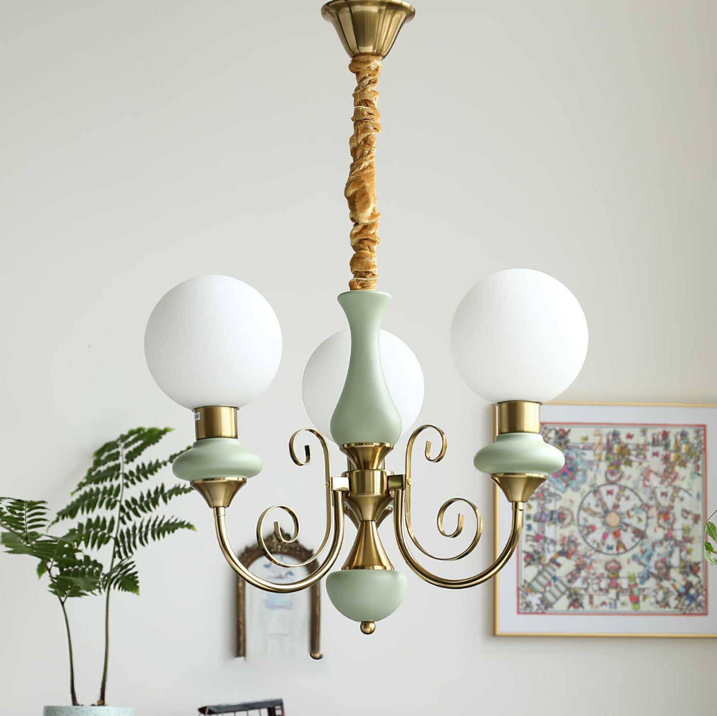 Valentina Modern Creative Chandelier Glass Dining Room Living Room