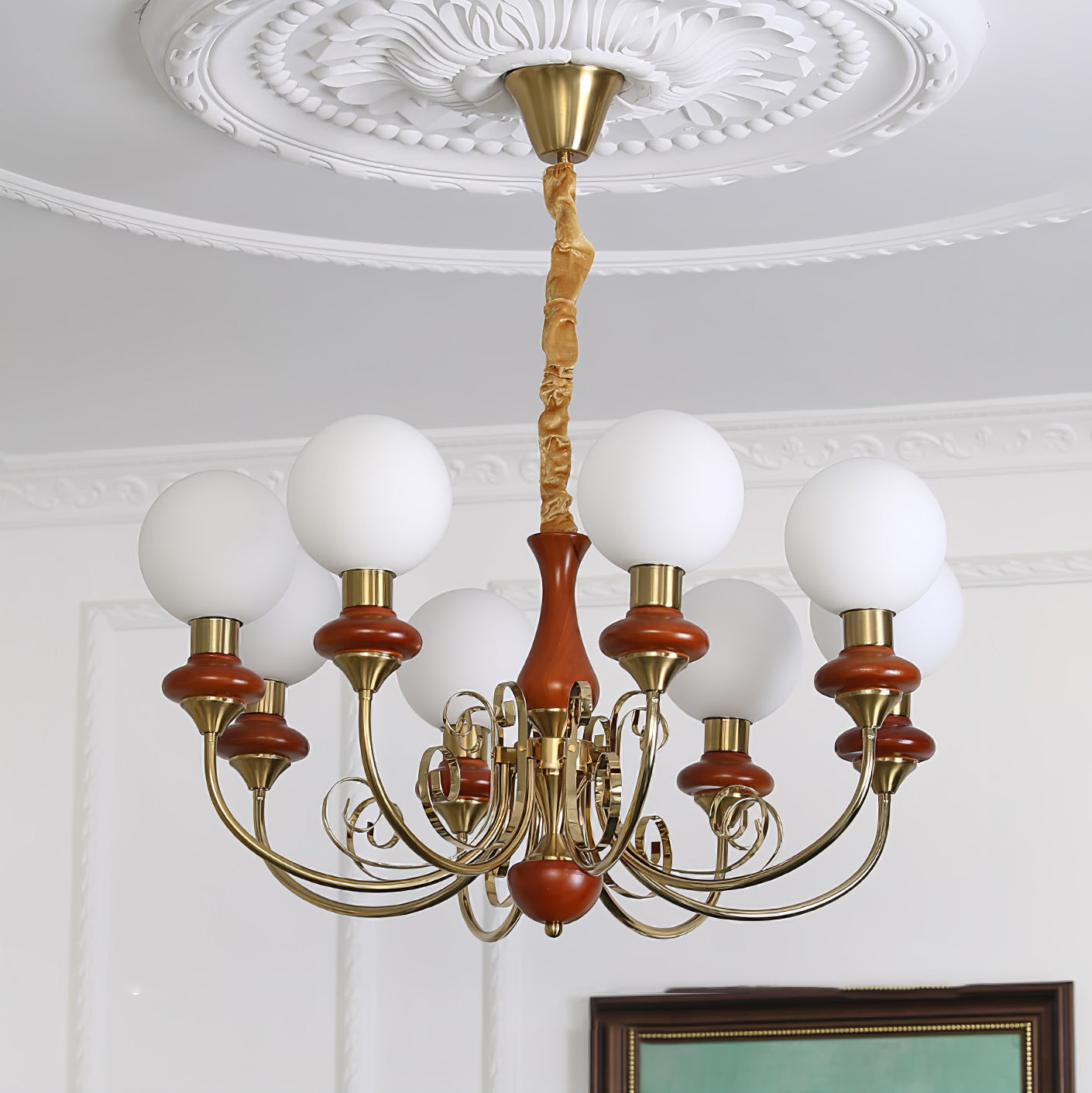 Valentina Modern Creative Chandelier Glass Dining Room Living Room