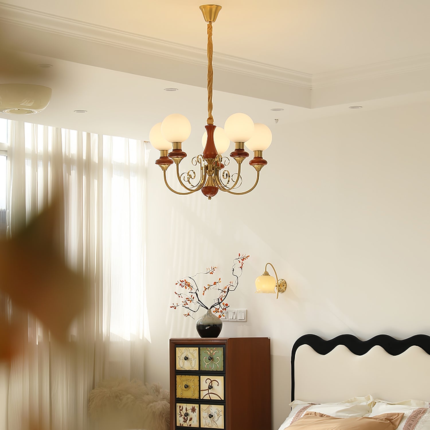 Valentina Modern Creative Chandelier Glass Dining Room Living Room