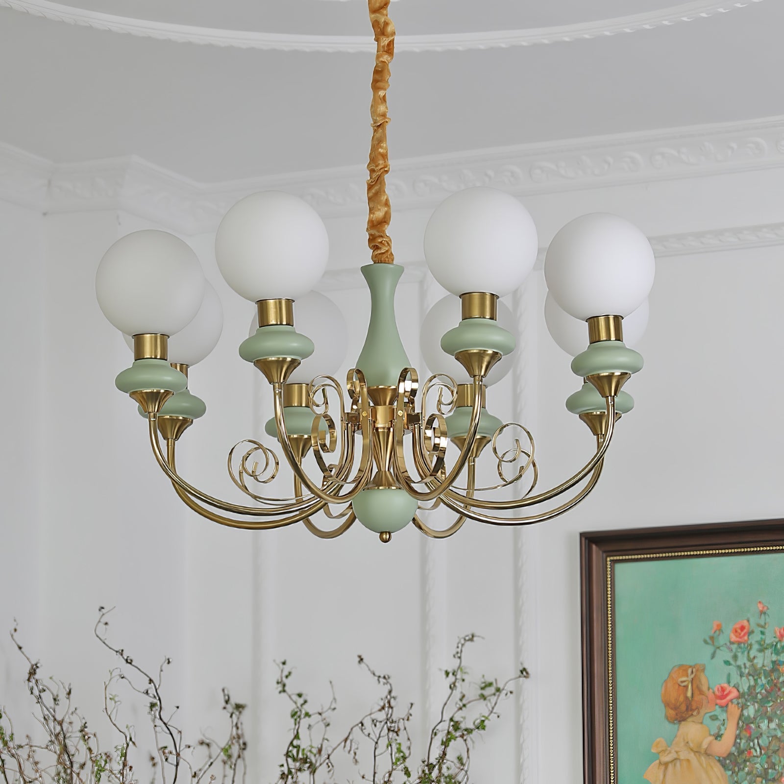 Valentina Modern Creative Chandelier Glass Dining Room Living Room