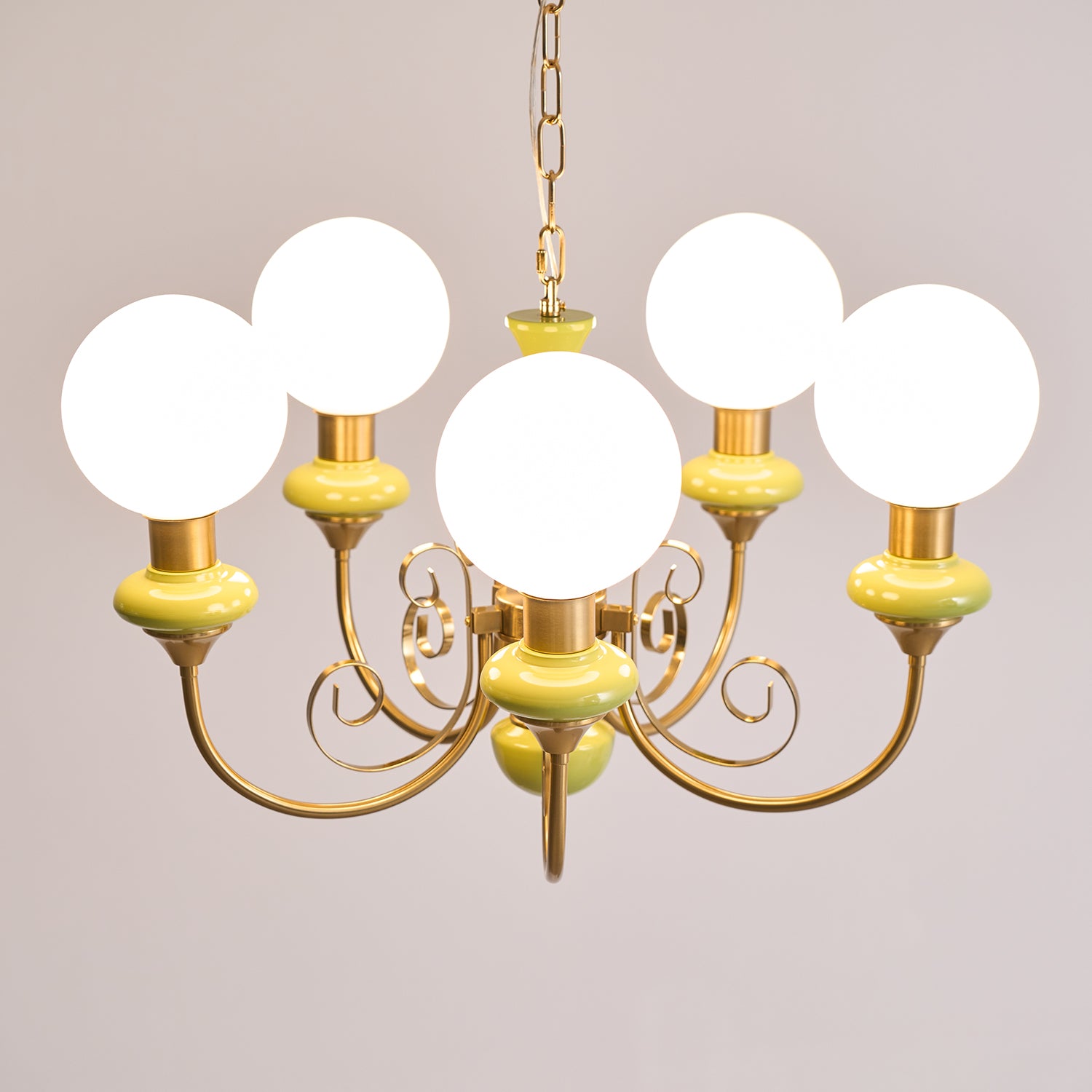 Evsolia Premium Nordic Art Onyx Glass Chandelier - Letslighting