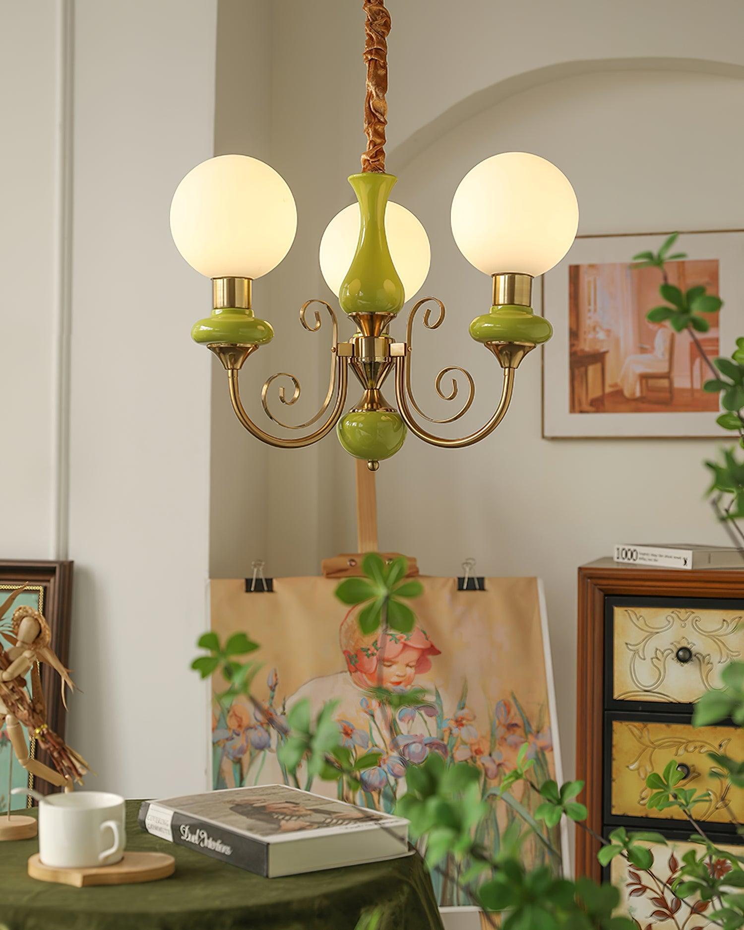 Valentina Modern Creative Chandelier Glass Dining Room Living Room