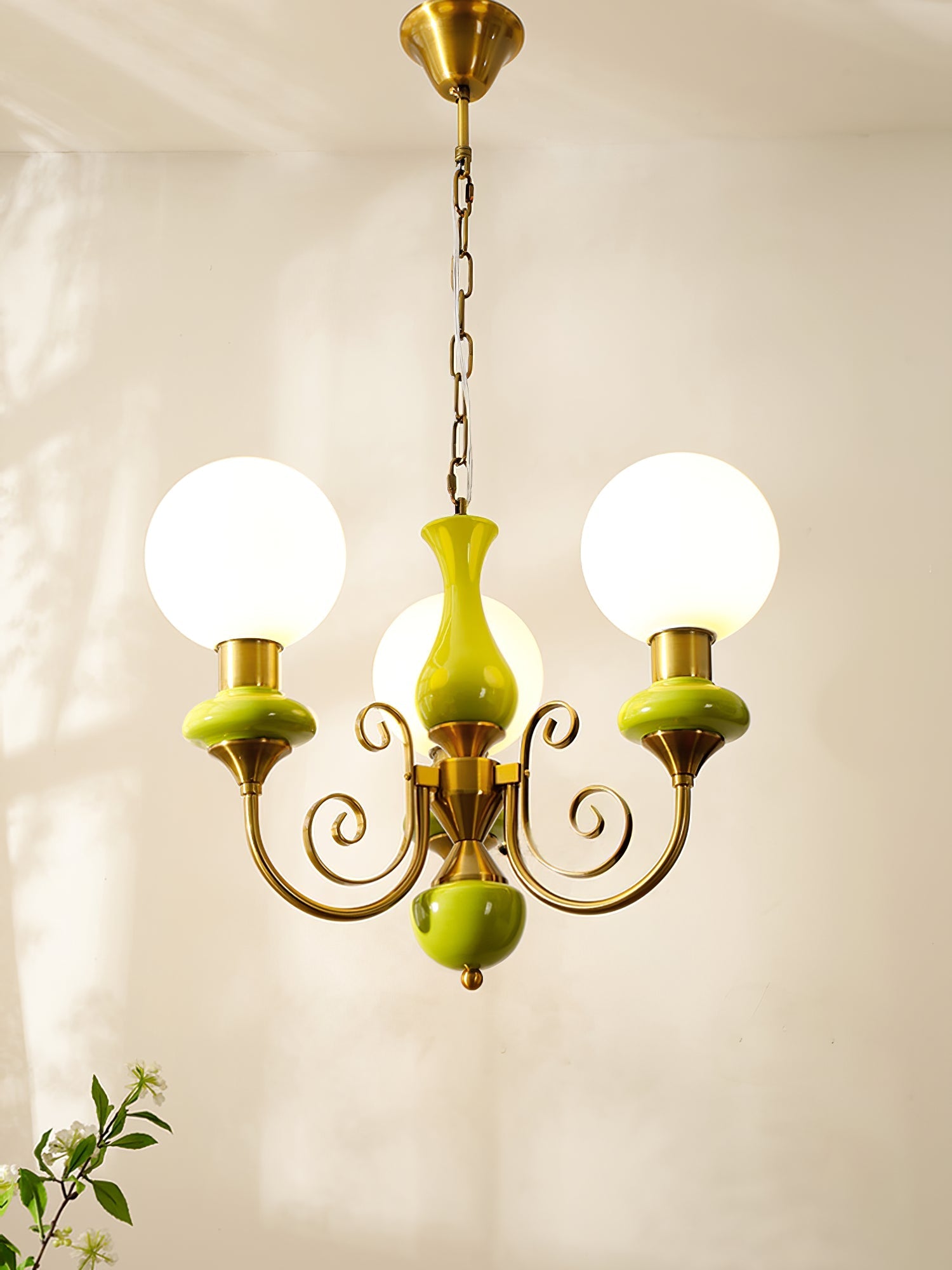 Evsolia Premium Nordic Art Onyx Glass Chandelier - Letslighting