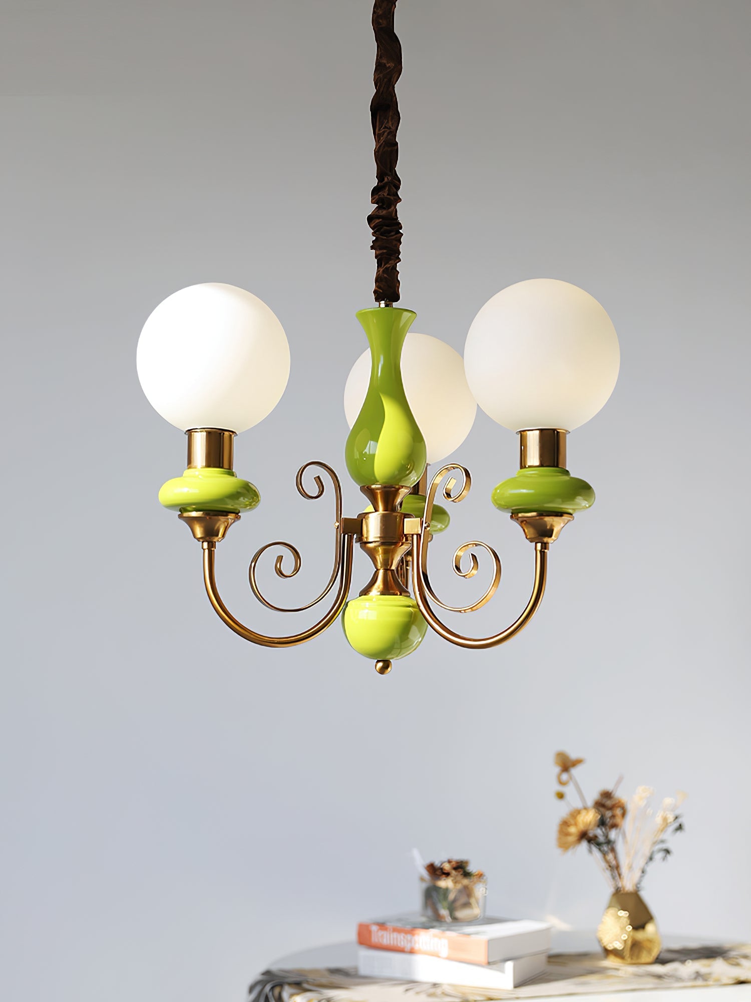 Evsolia Premium Nordic Art Onyx Glass Chandelier - Letslighting