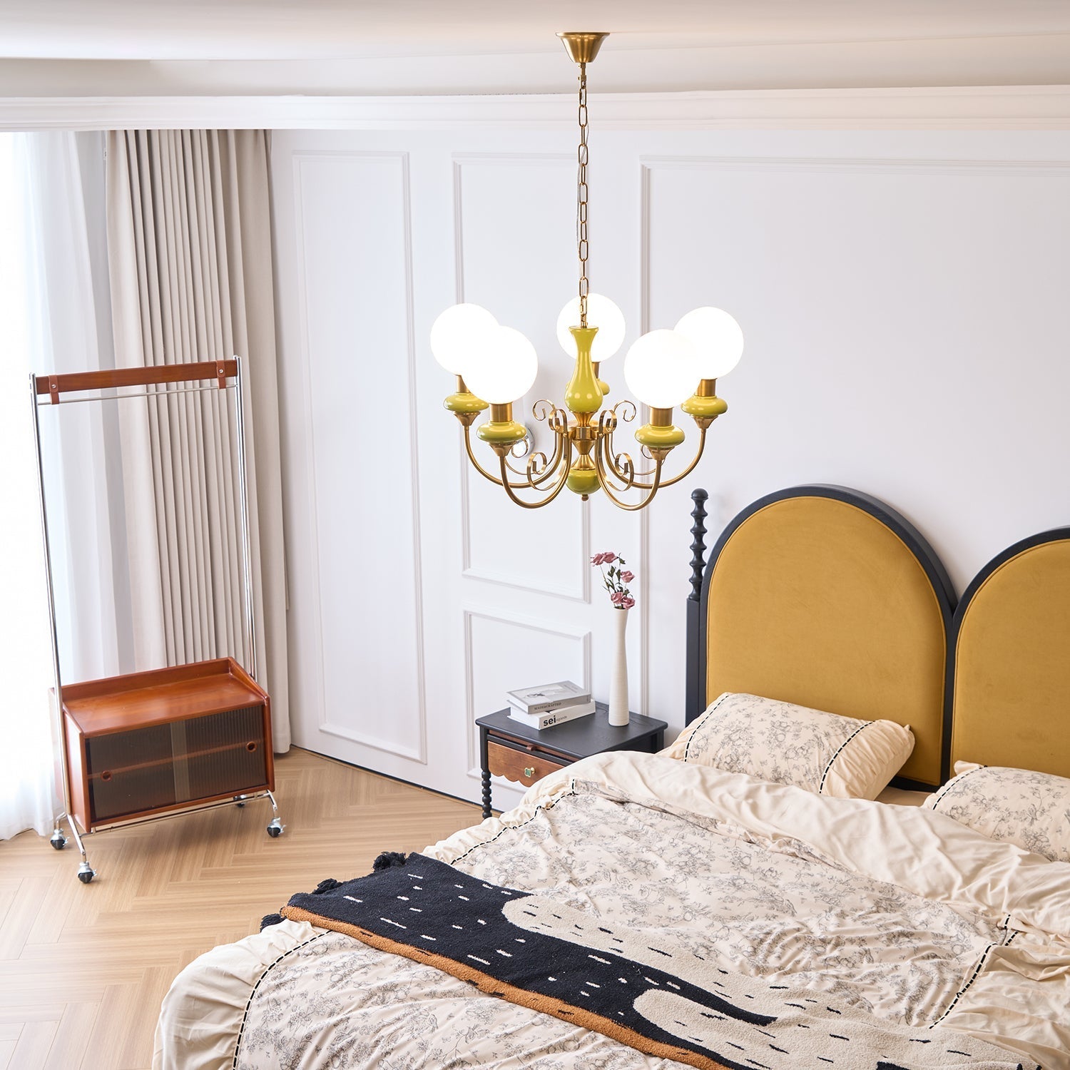 Evsolia Premium Nordic Art Onyx Glass Chandelier - Letslighting