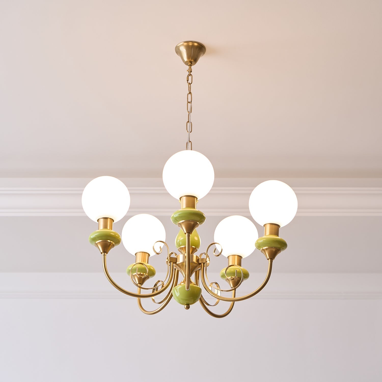 Evsolia Premium Nordic Art Onyx Glass Chandelier - Letslighting