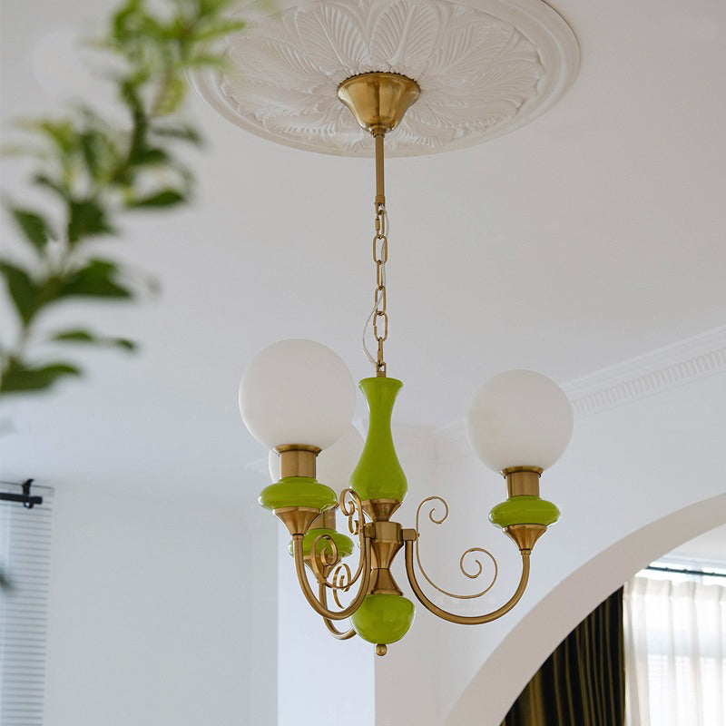 Evsolia Premium Nordic Art Onyx Glass Chandelier - Letslighting