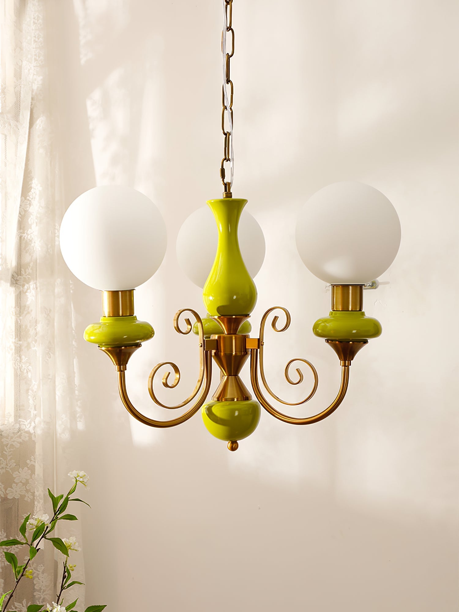 Evsolia Premium Nordic Art Onyx Glass Chandelier - Letslighting
