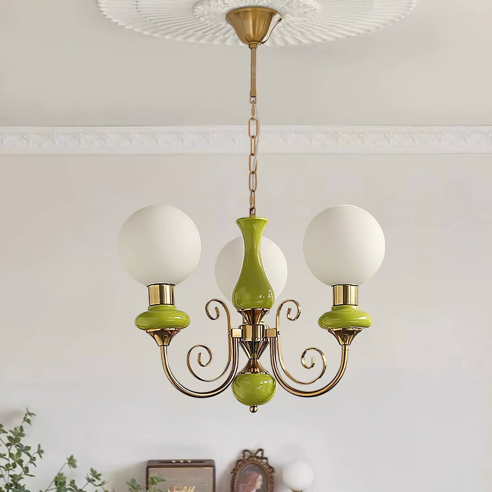 Evsolia Premium Nordic Art Onyx Glass Chandelier - Letslighting
