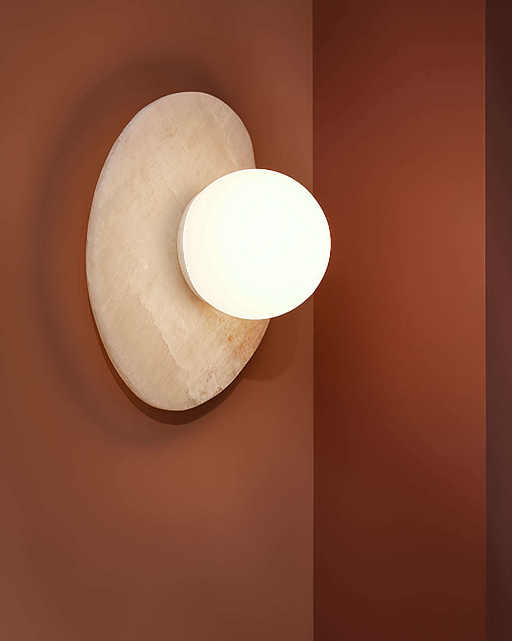 Lyvyneth Modern Minimalist Onyx Nopal Wall Lamp - Letslighting