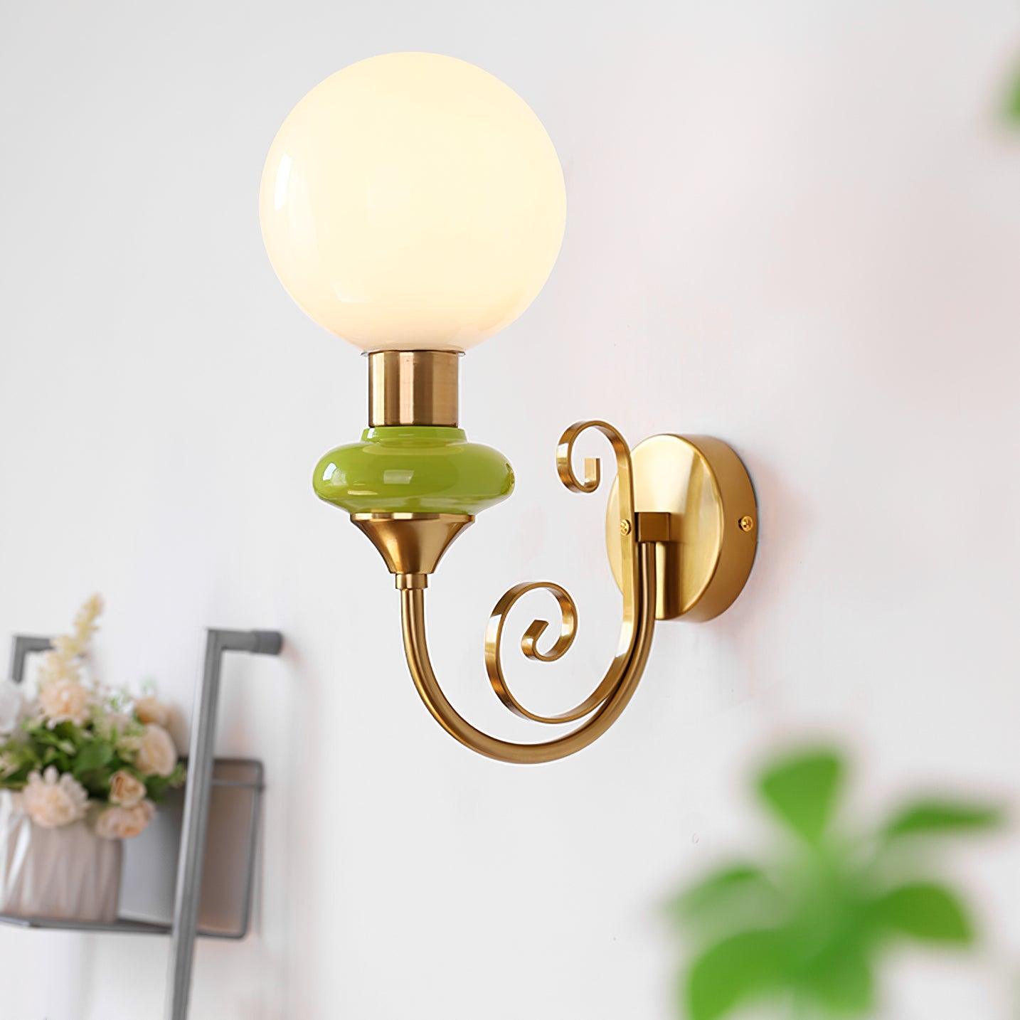 Velin Brass Wall Lamp - Letslighting