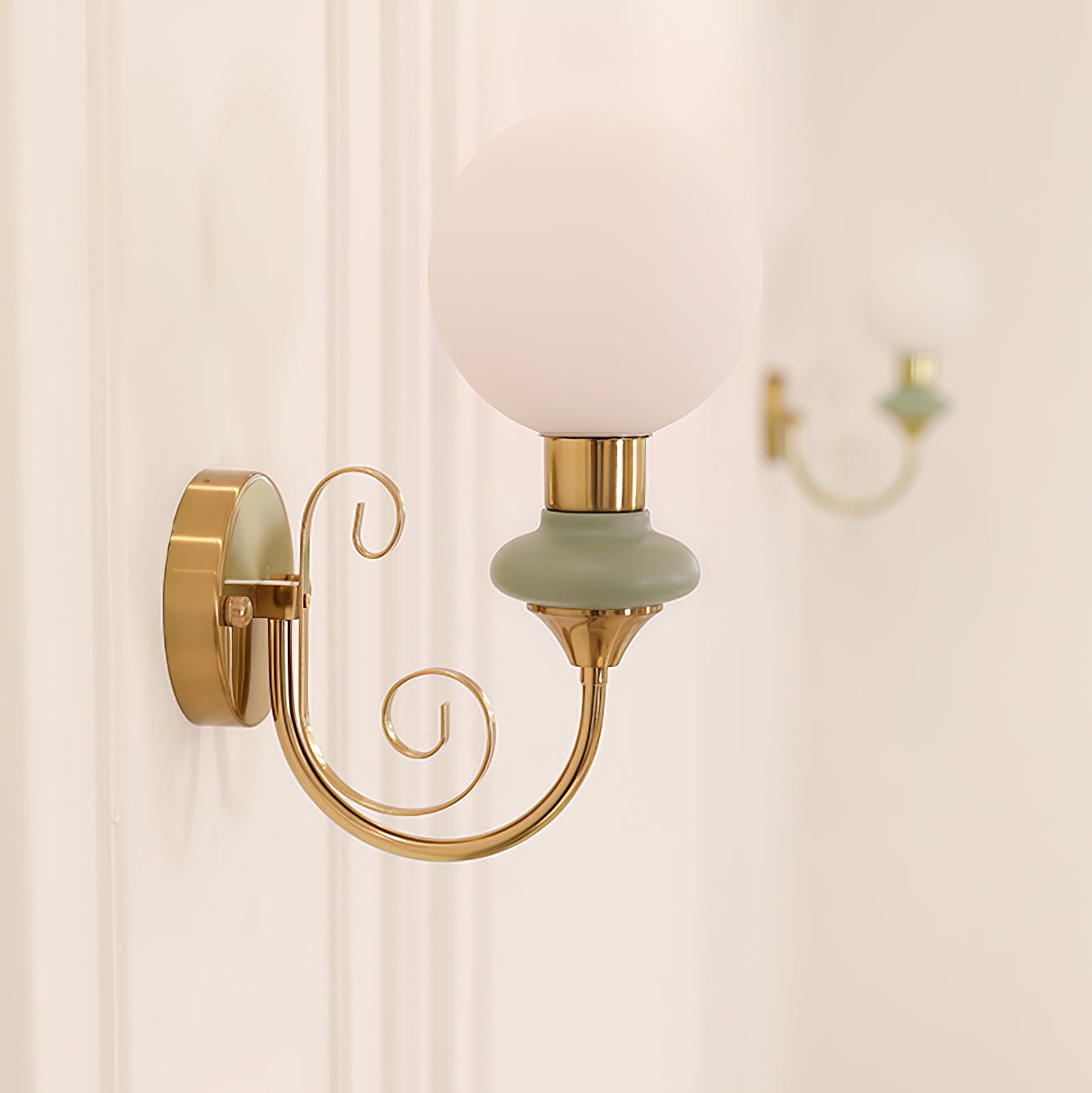 Quirk Premium Nordic Art Glass Wall Lamp - Letslighting