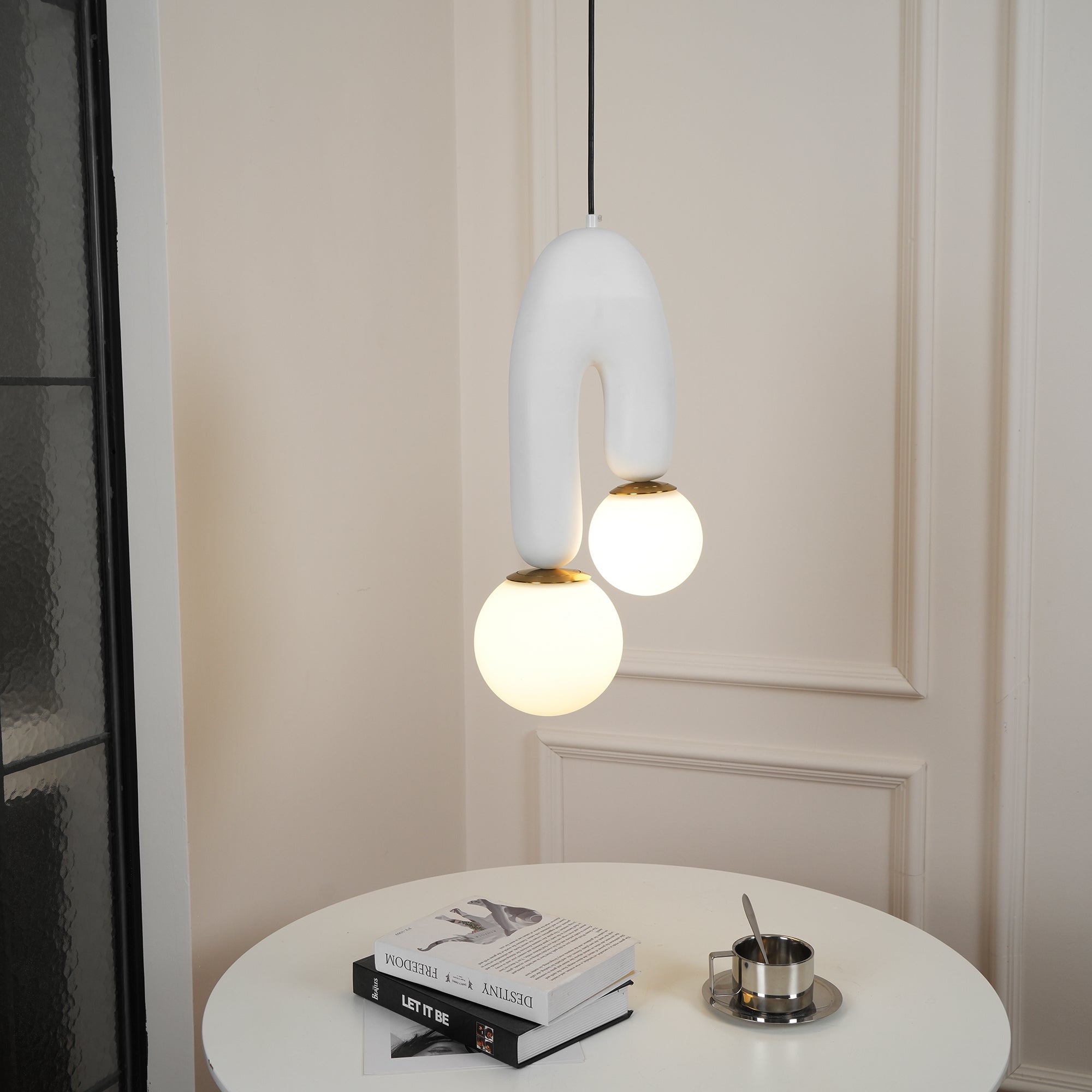 Zenithra Resin Scandinavian Pendant Light - Letslighting