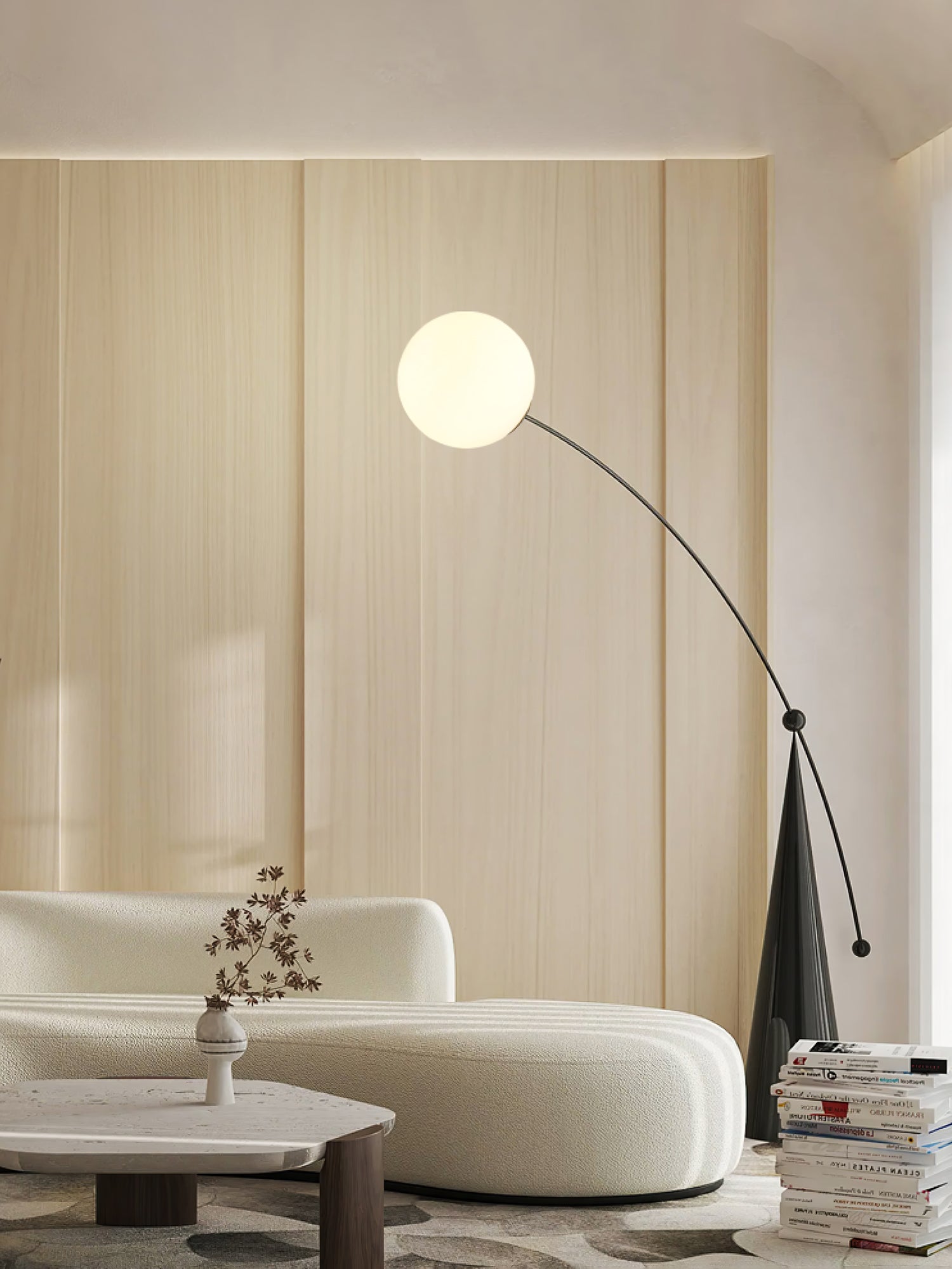 Ortalil Modern Arc Floor Lamp - Letslighting