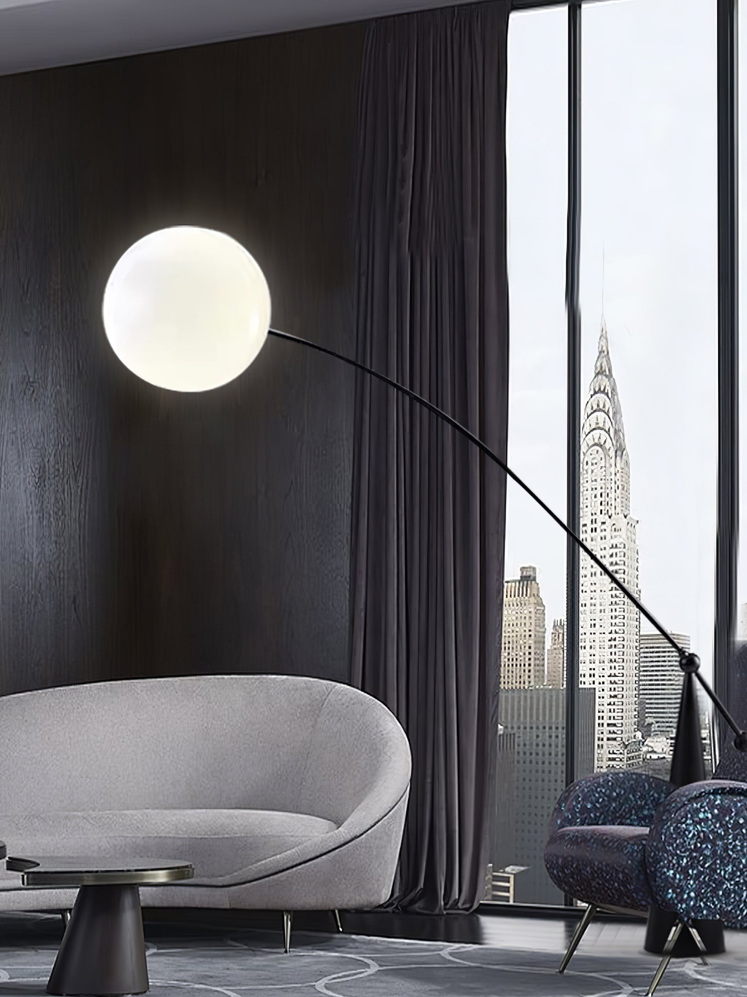 Ortalil Modern Arc Floor Lamp - Letslighting