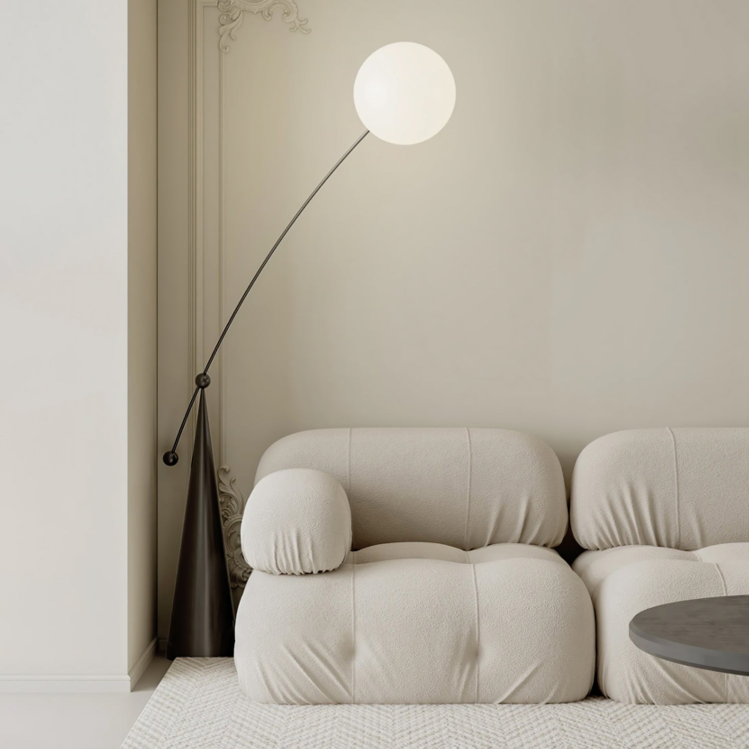 Ortalil Modern Arc Floor Lamp - Letslighting