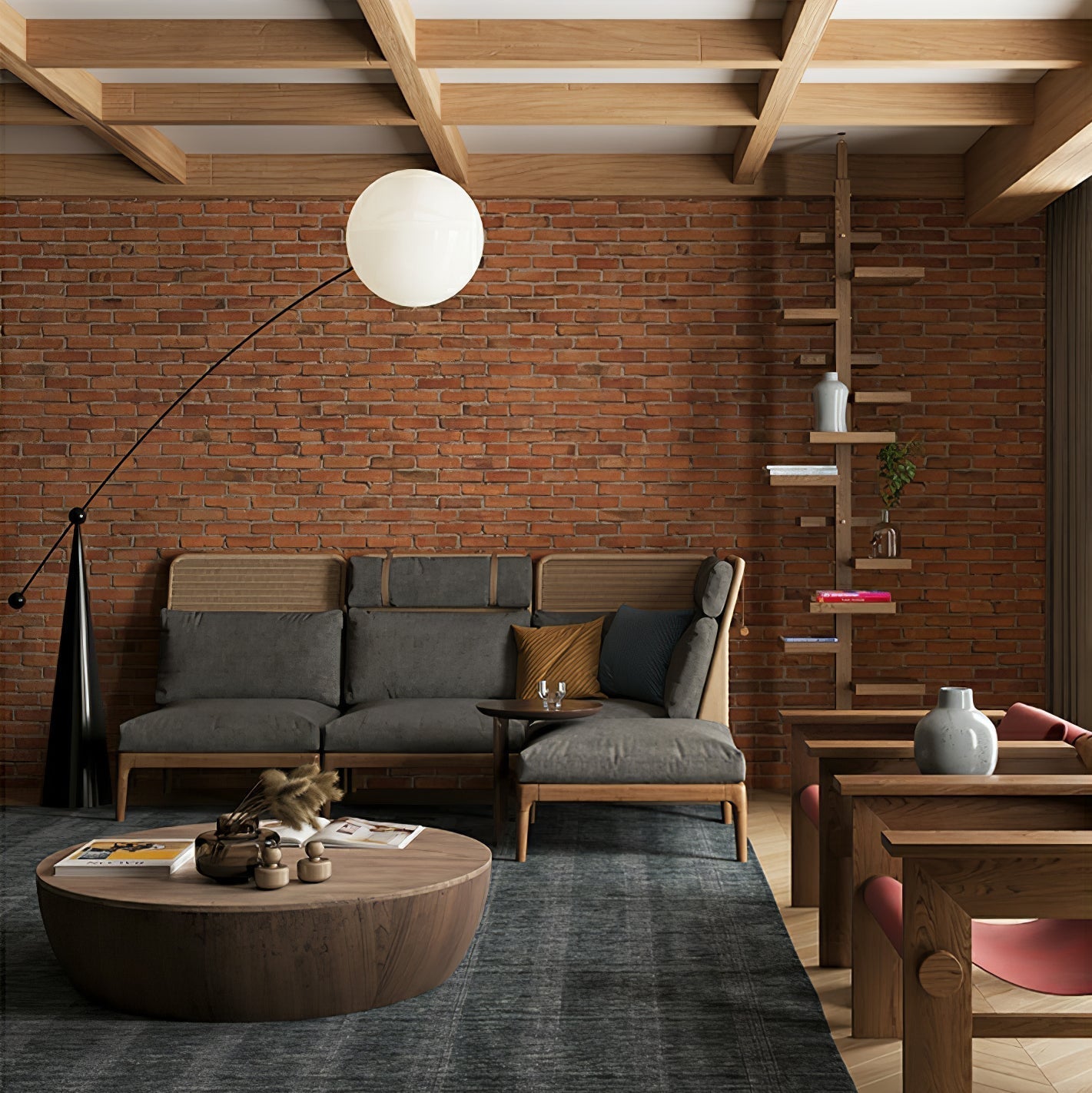 Ortalil Modern Arc Floor Lamp - Letslighting