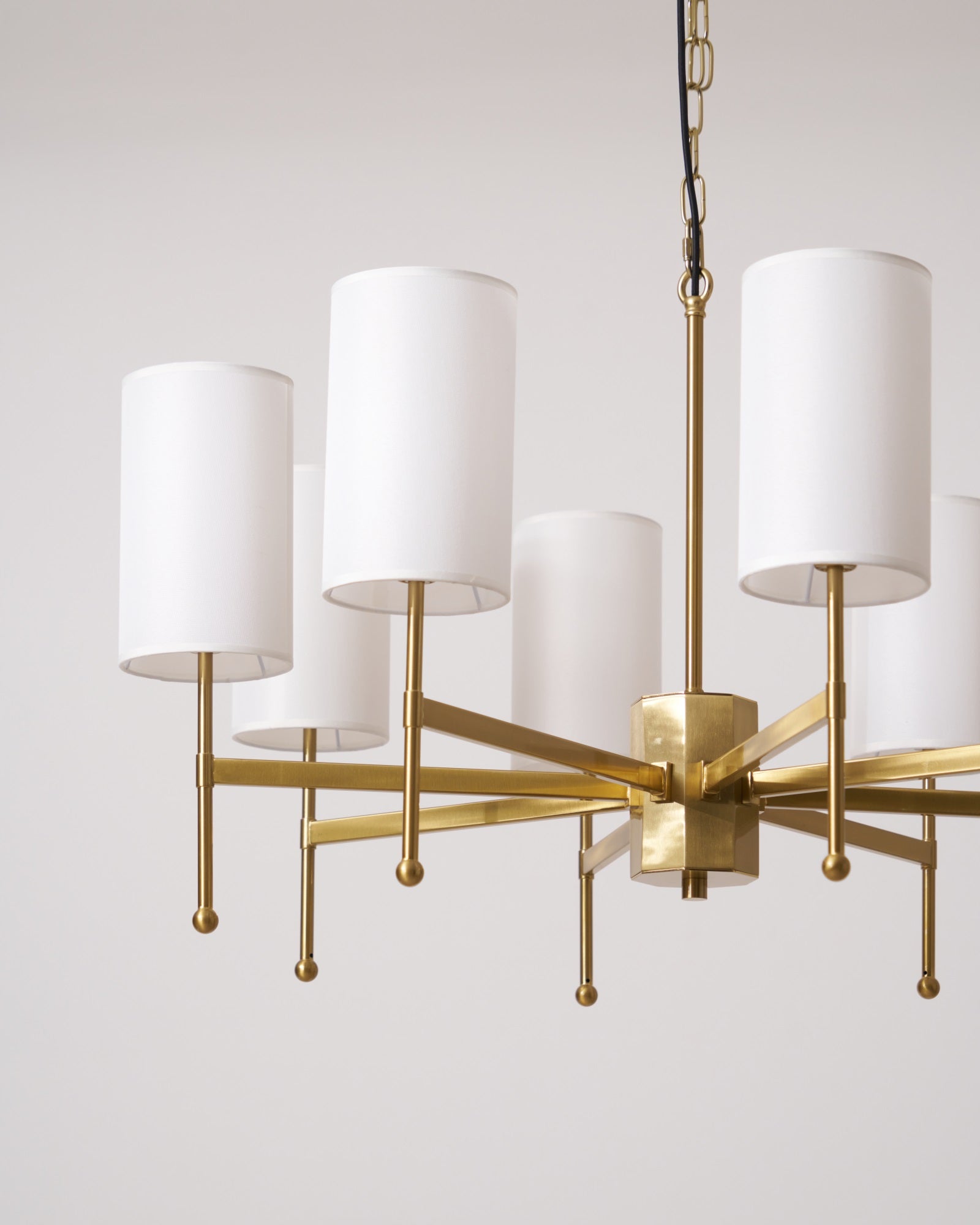 Ulcarisra Traditional Vintage Brass Fabric Chandelier - Letslighting