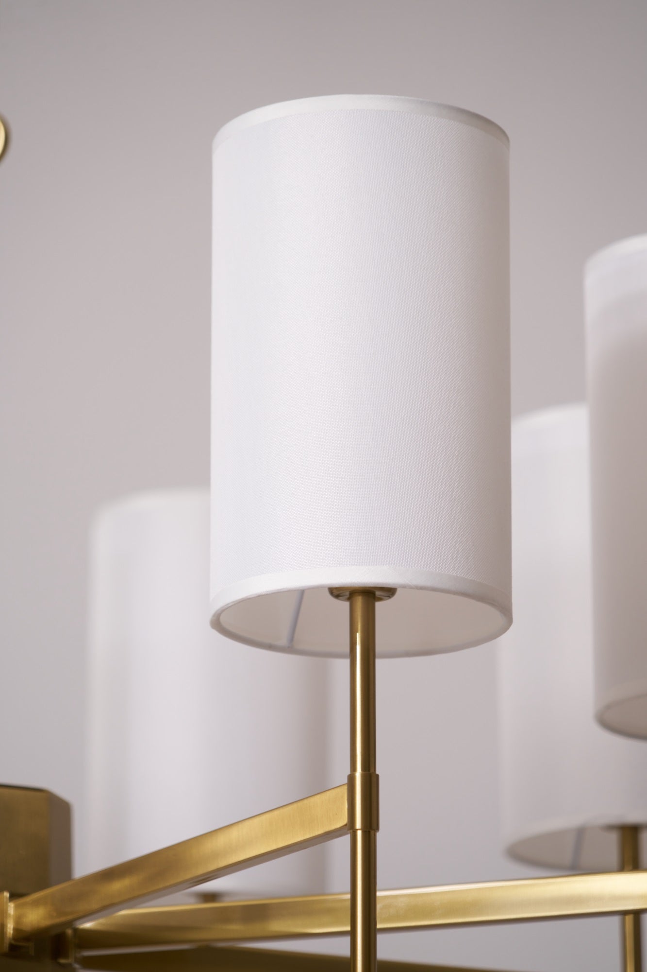 Ulcarisra Traditional Vintage Brass Fabric Chandelier - Letslighting