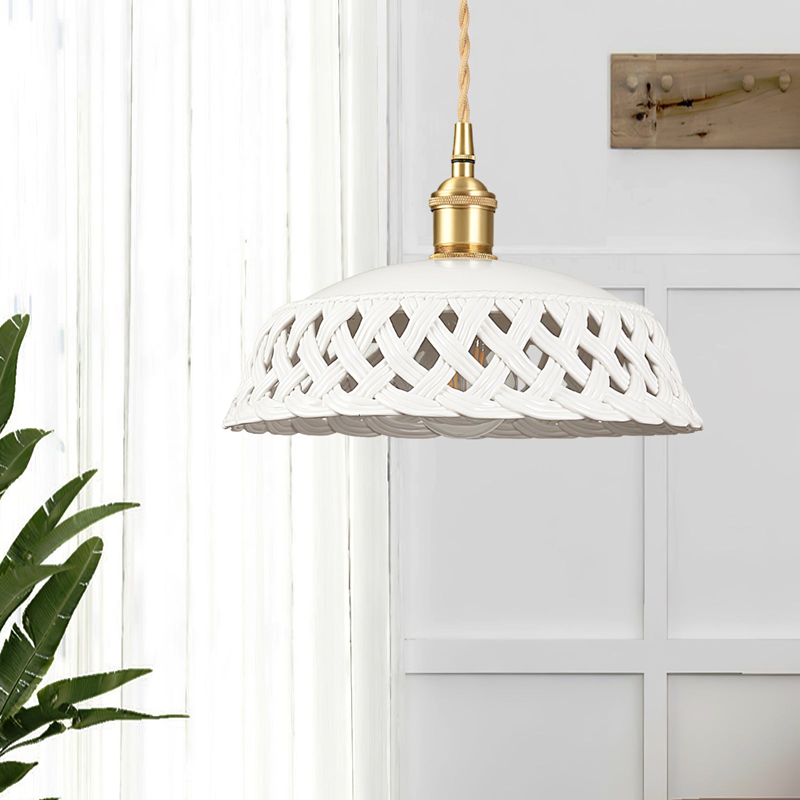 Orlenis Ceramic Cozy Pendant Lamp - Letslighting