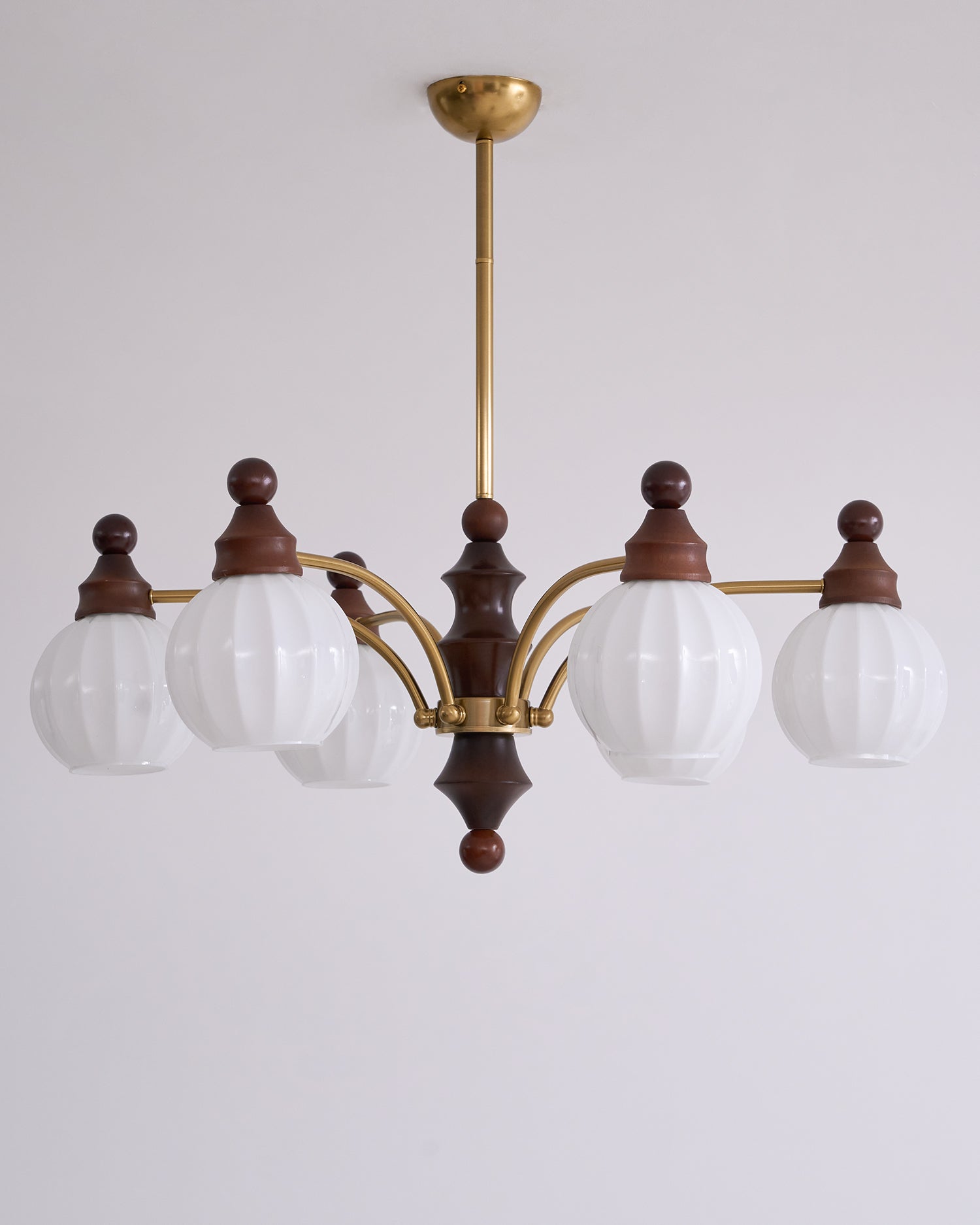 Lustra Chandelier Blossom with Glass Shades - Letslighting