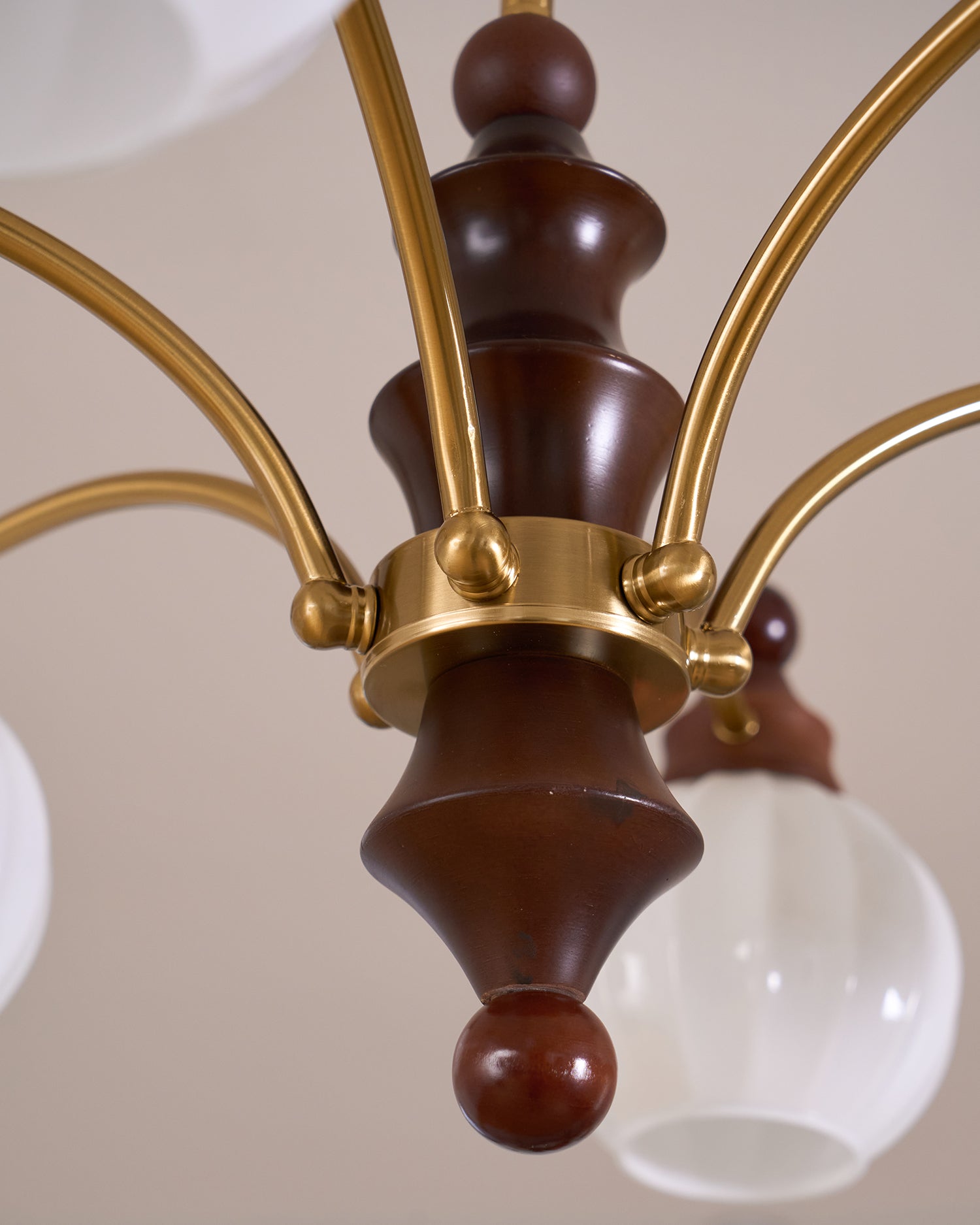 Lustra Chandelier Blossom with Glass Shades - Letslighting