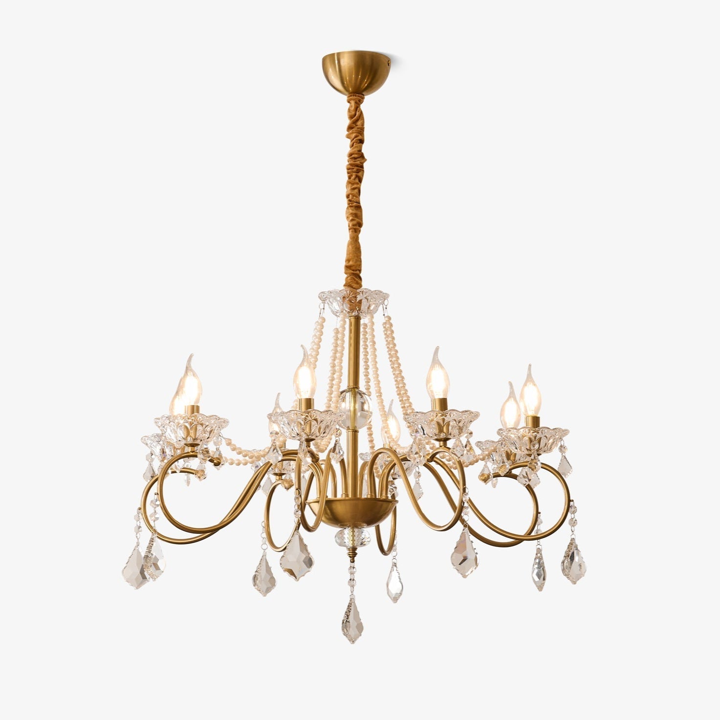 Velaeyra Postmodern Luxury Pearl Crystal Chandelier - Letslighting