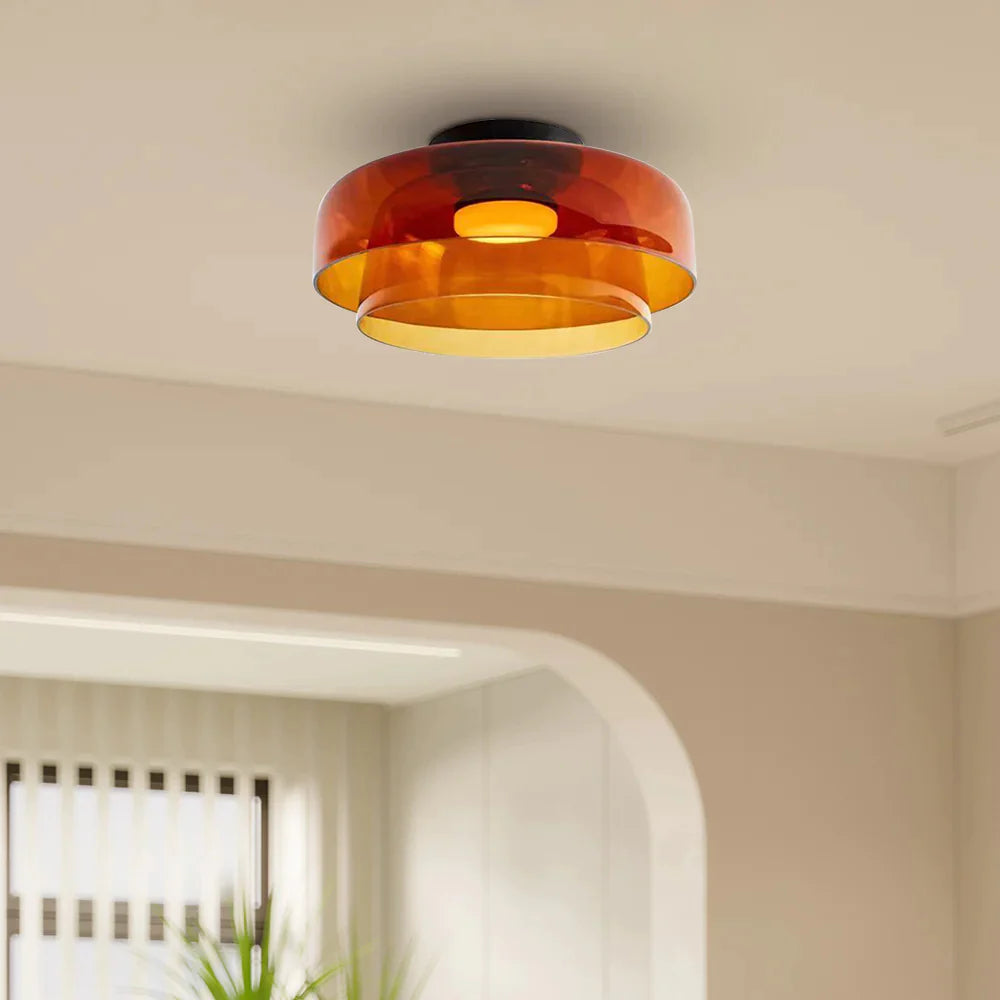 Valentina Modern Simple Creative Glass Flush Mount Ceiling Light - Letslighting