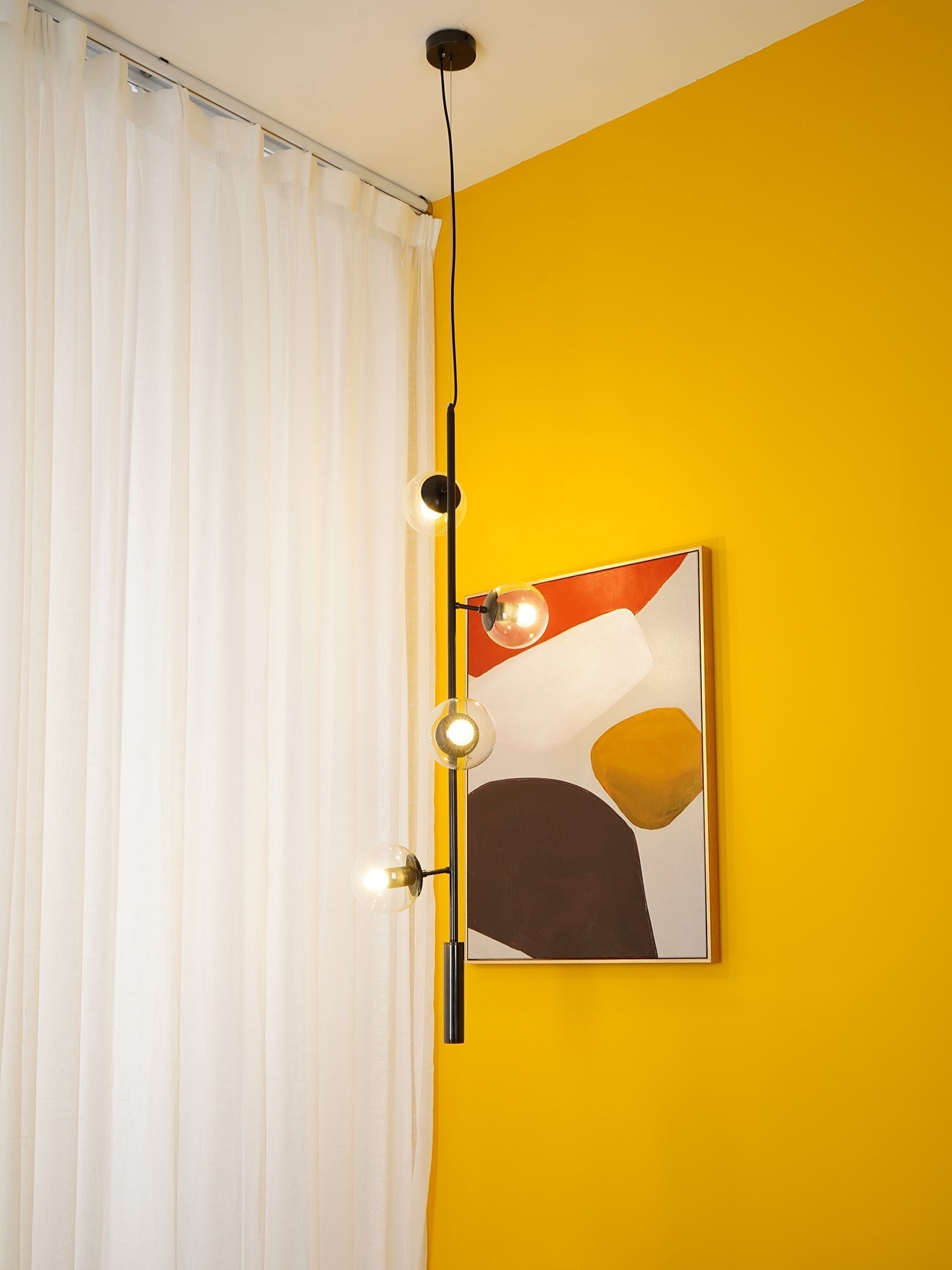 Erevia Brass & Glass Pendant Light - Letslighting