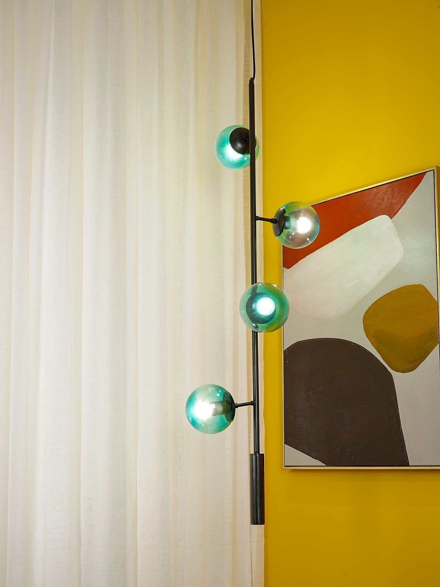 Erevia Brass & Glass Pendant Light - Letslighting