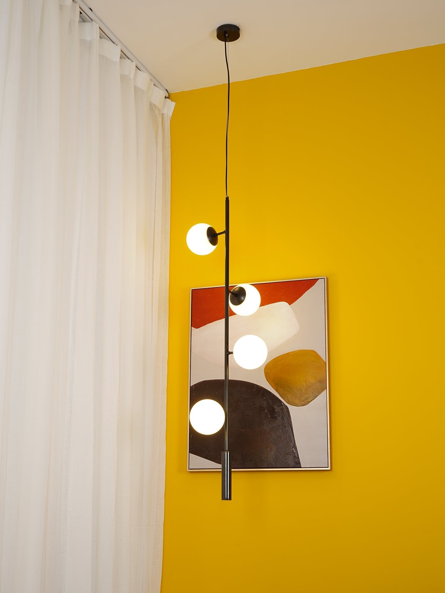 Erevia Brass & Glass Pendant Light - Letslighting