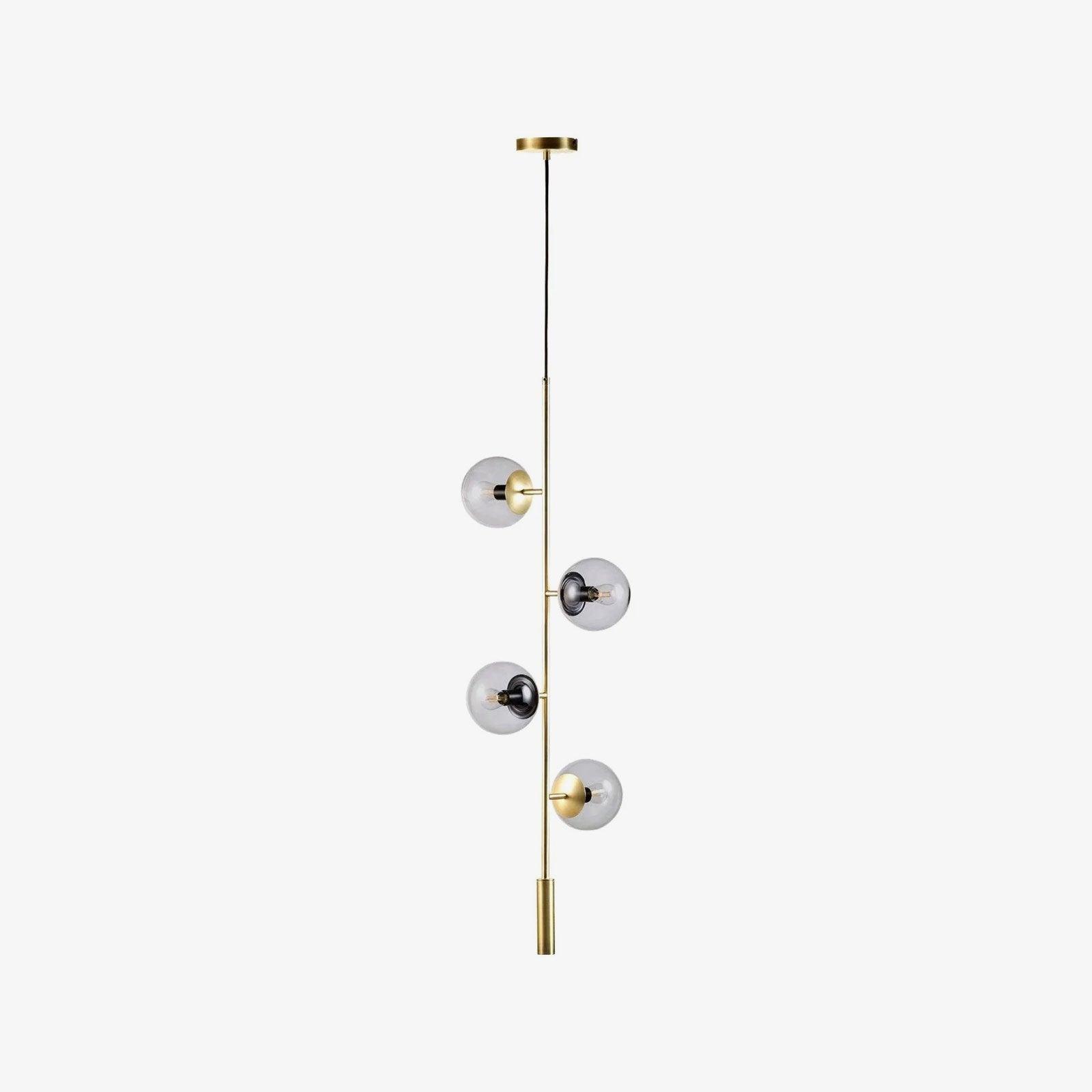 Erevia Brass & Glass Pendant Light - Letslighting