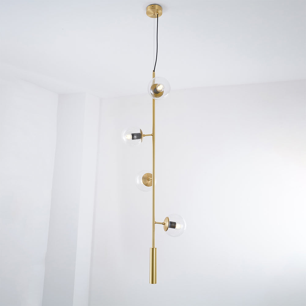 Erevia Brass & Glass Pendant Light - Letslighting