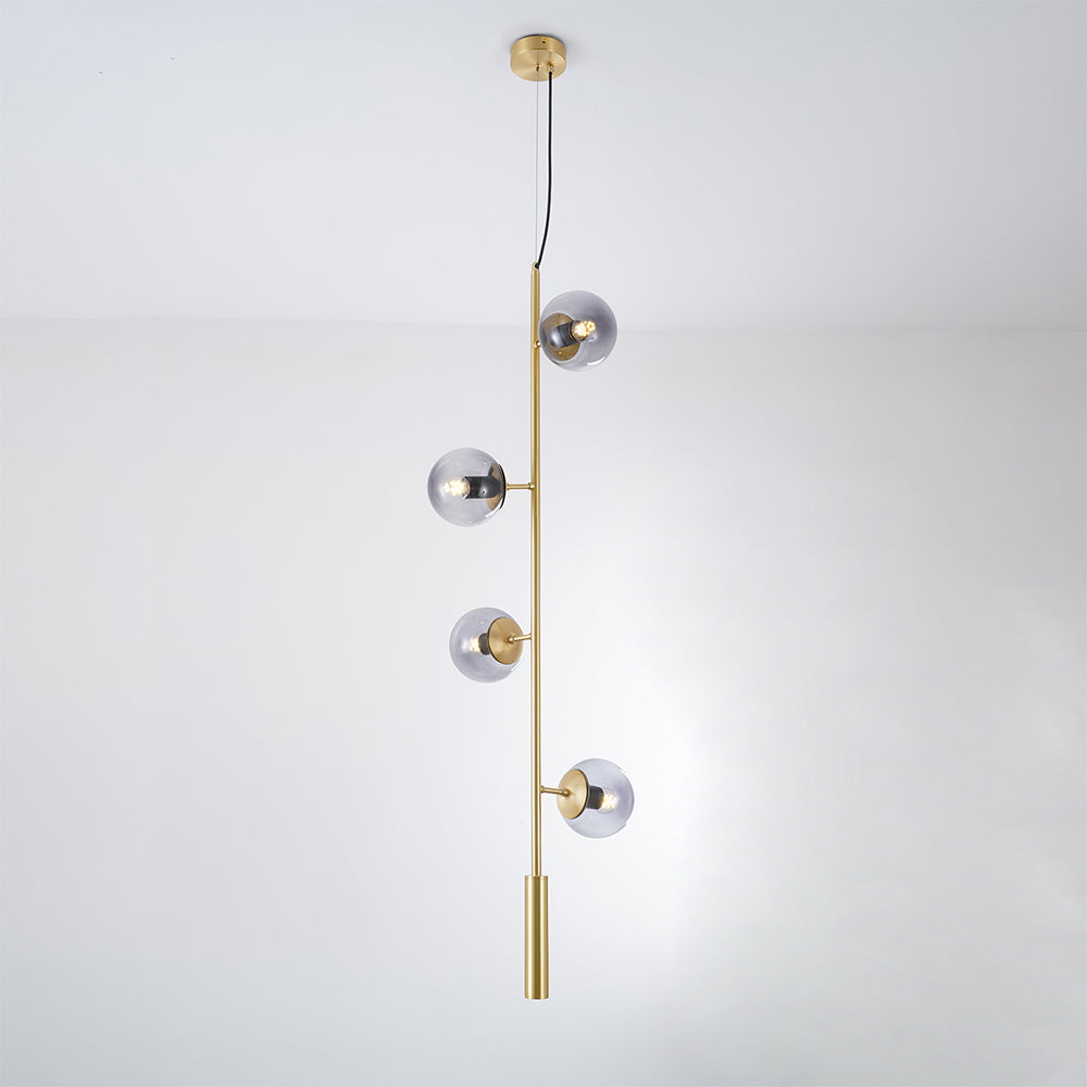 Erevia Brass & Glass Pendant Light - Letslighting