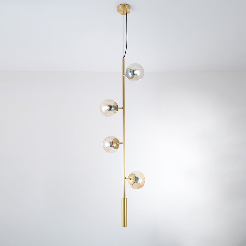 Erevia Brass & Glass Pendant Light - Letslighting