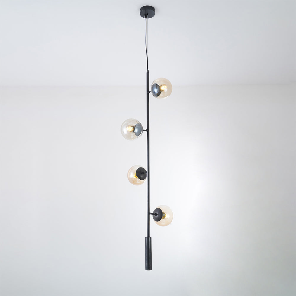 Erevia Brass & Glass Pendant Light - Letslighting