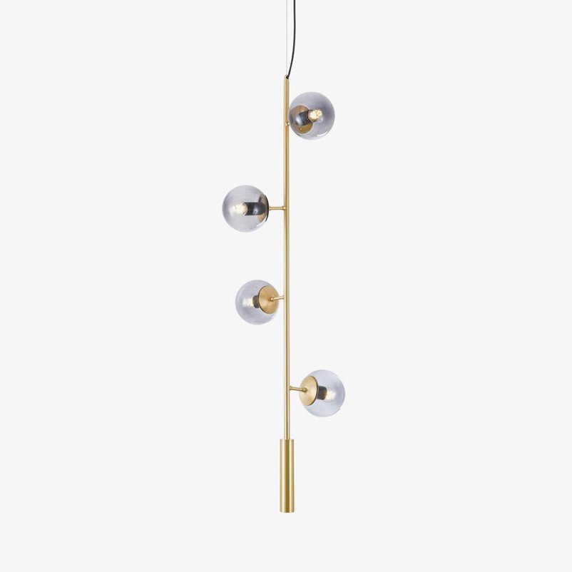 Erevia Brass & Glass Pendant Light - Letslighting