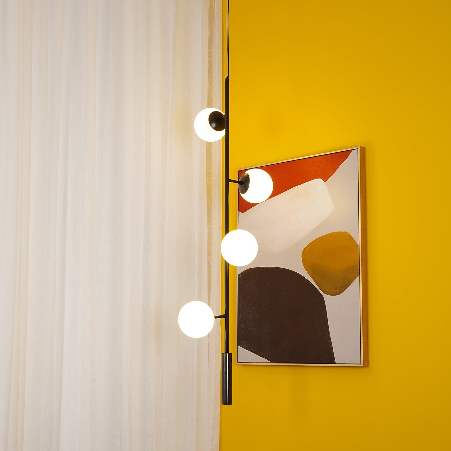 Erevia Brass & Glass Pendant Light - Letslighting