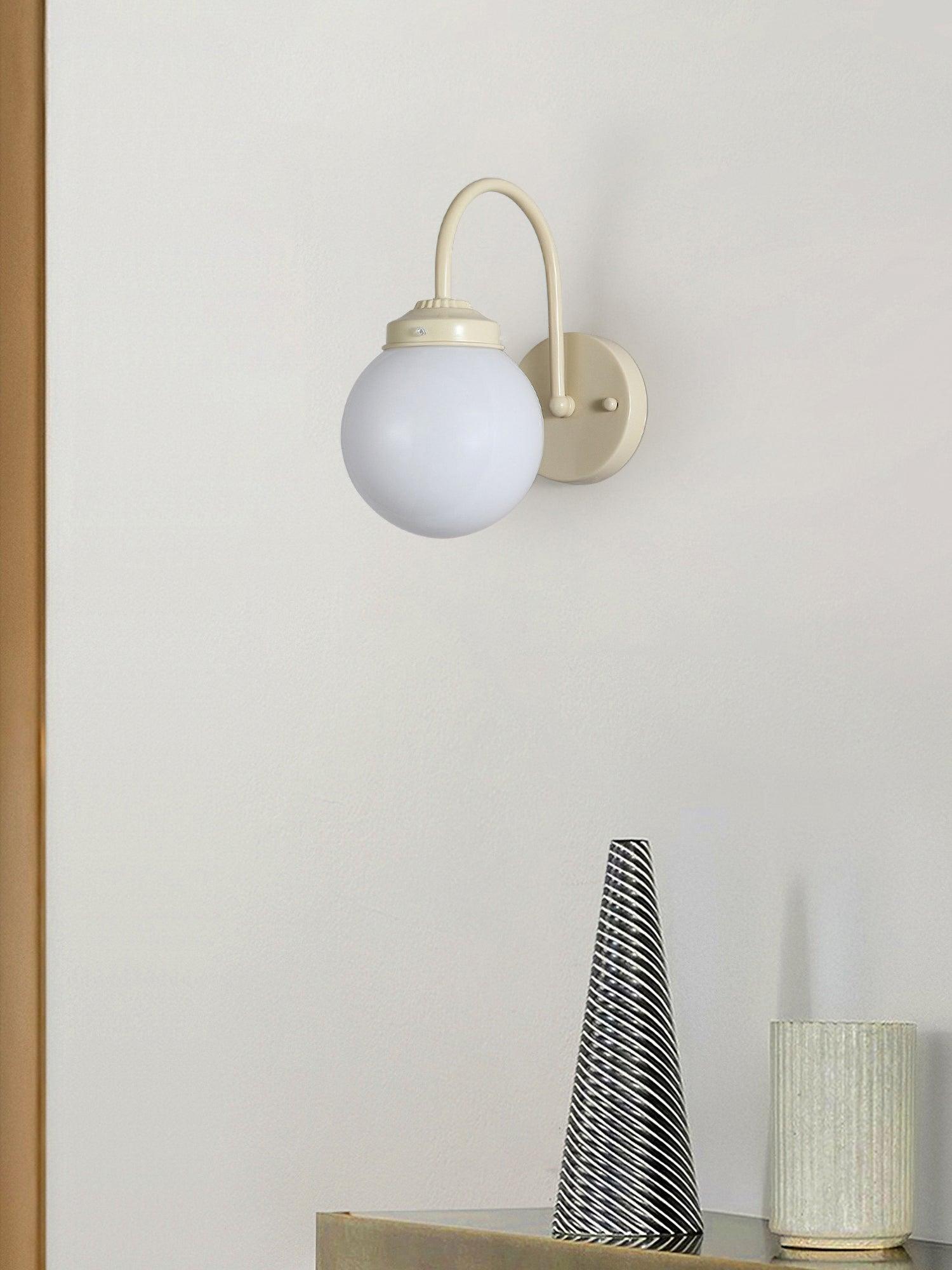 Zomareth Orb Surface Glass Wall Lamp - Letslighting