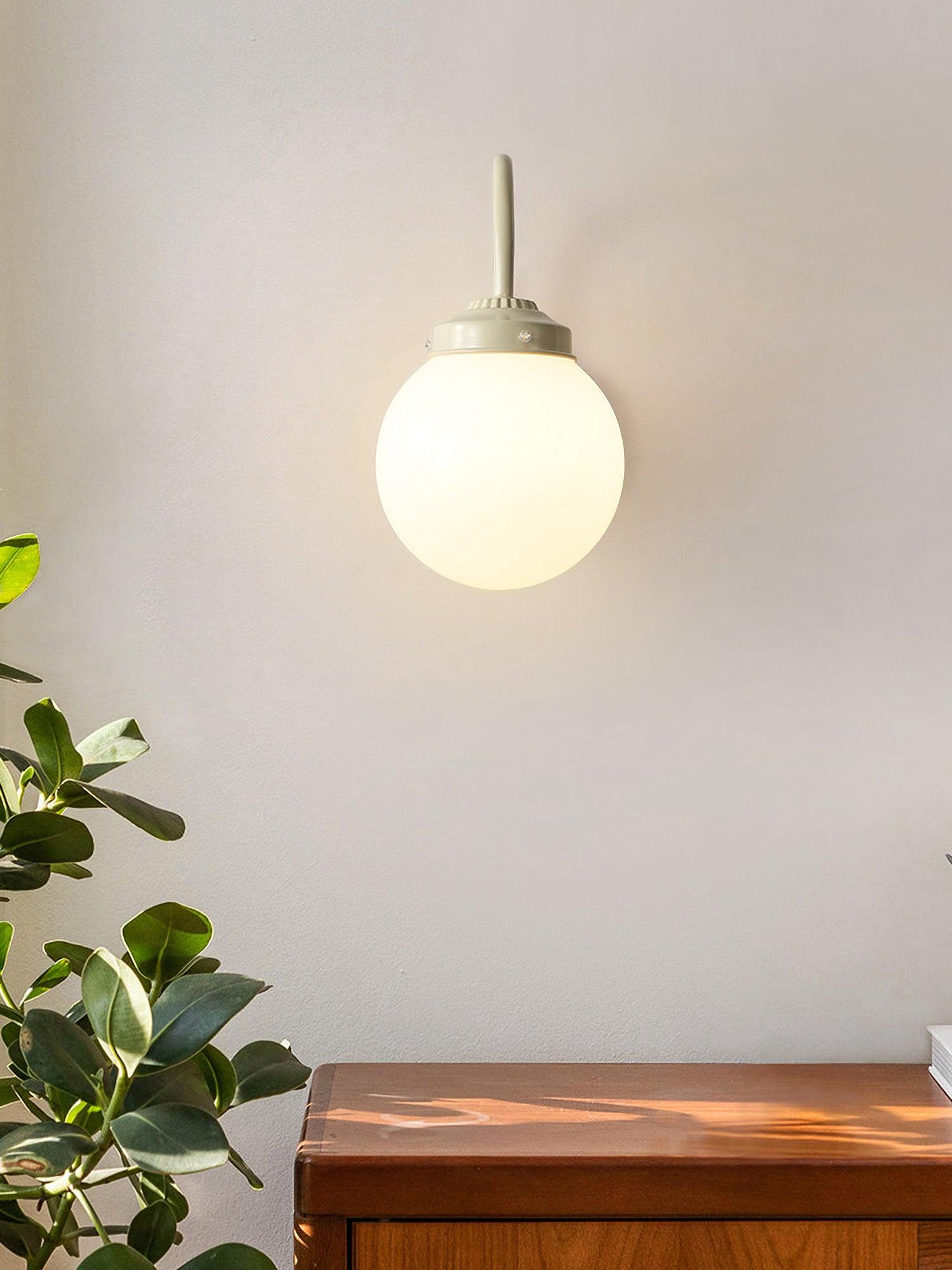 Zomareth Orb Surface Glass Wall Lamp - Letslighting