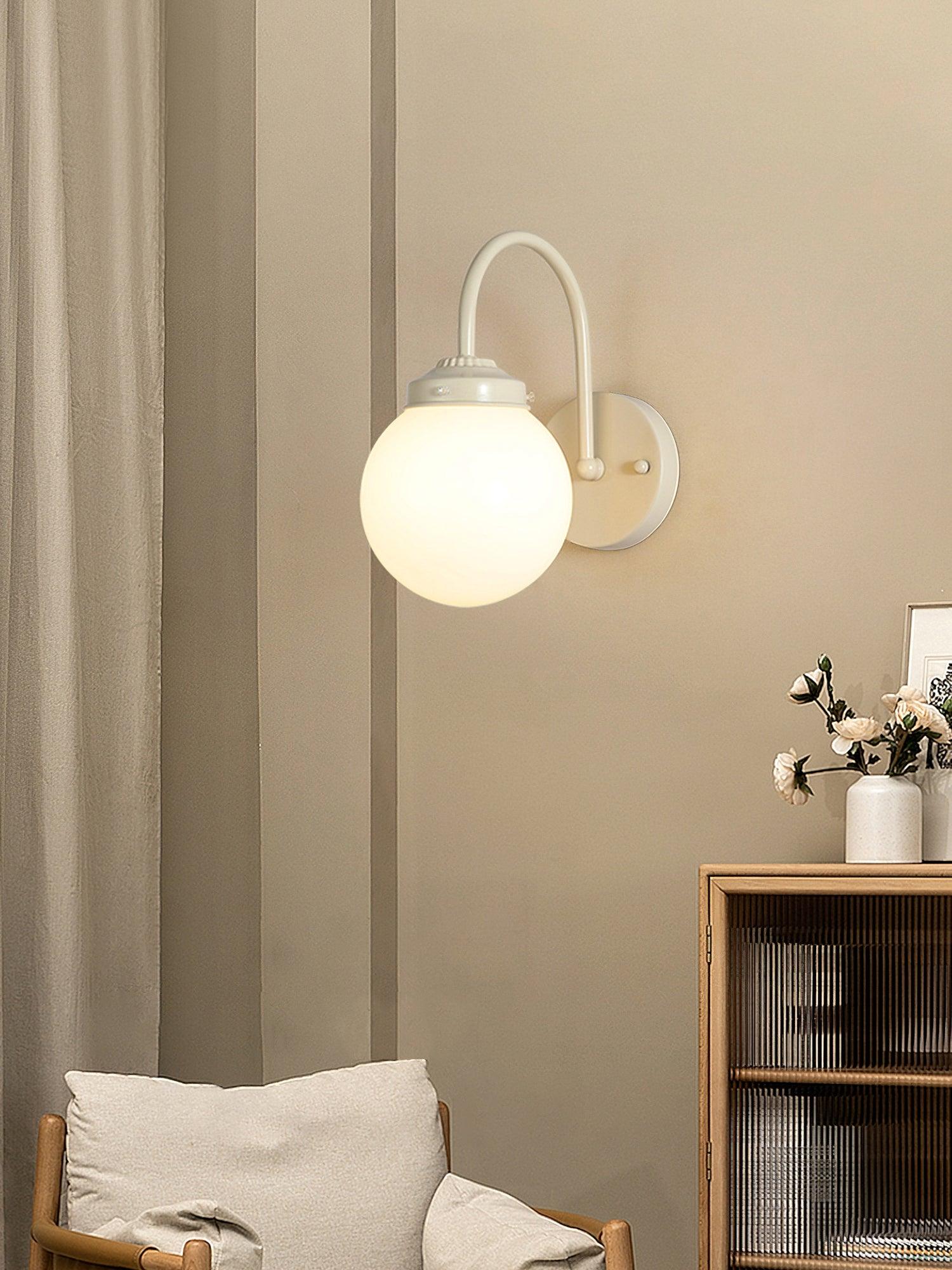 Zomareth Orb Surface Glass Wall Lamp - Letslighting