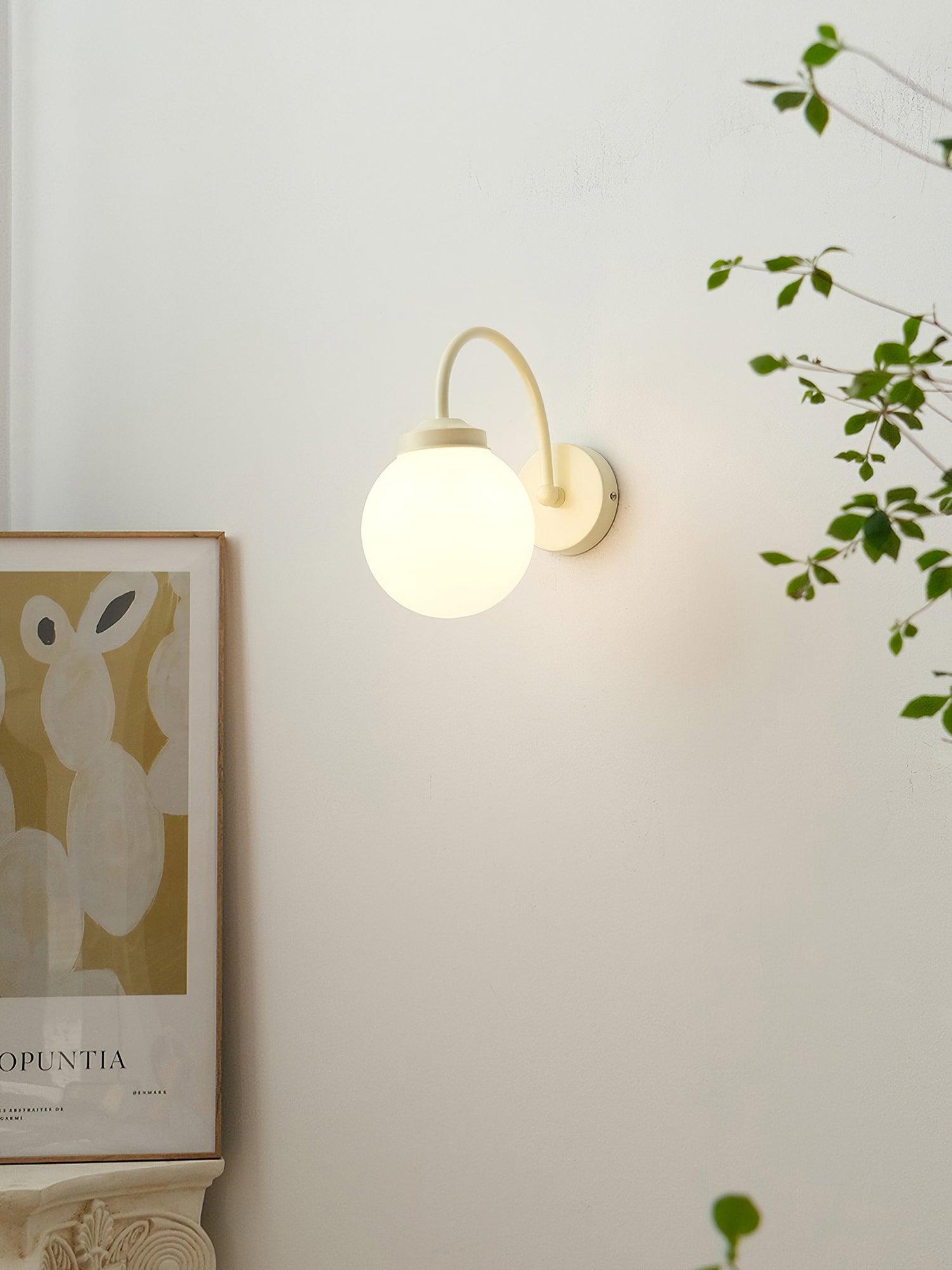 Zomareth Orb Surface Glass Wall Lamp - Letslighting
