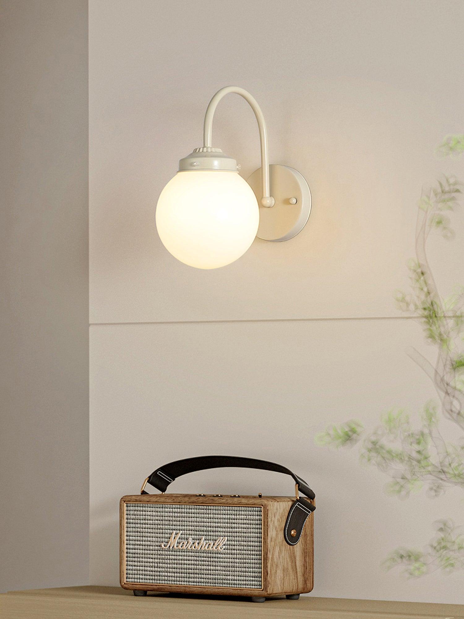 Zomareth Orb Surface Glass Wall Lamp - Letslighting