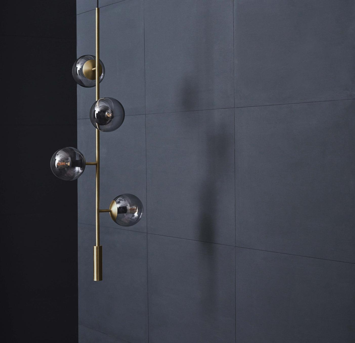Erevia Brass & Glass Pendant Light - Letslighting