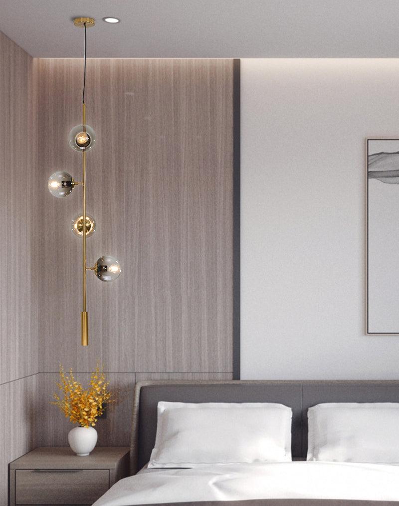Erevia Brass & Glass Pendant Light - Letslighting