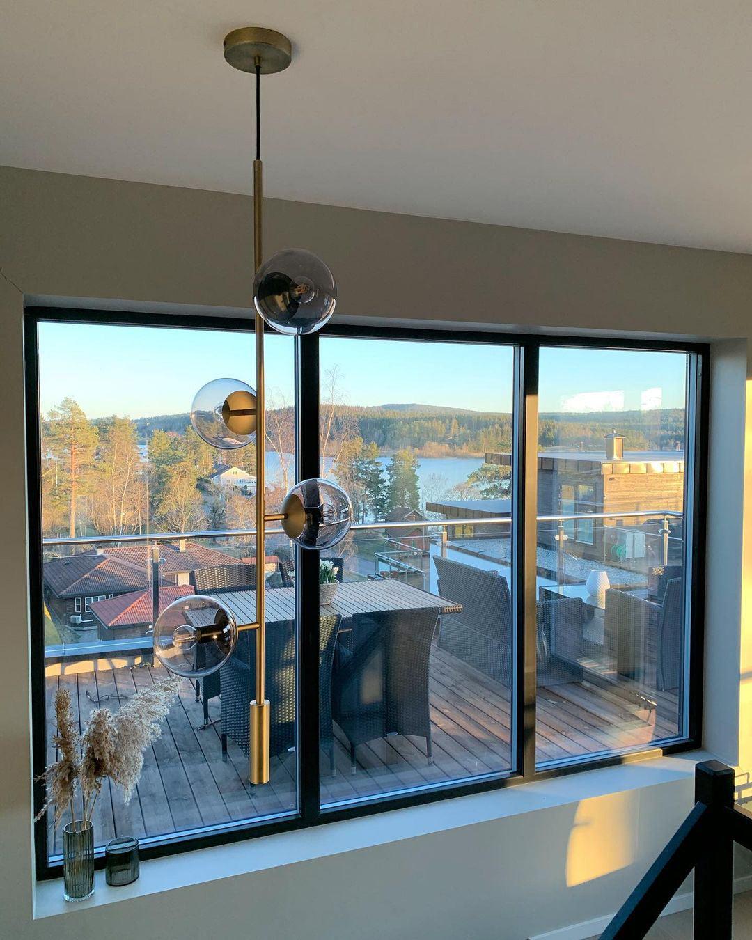Erevia Brass & Glass Pendant Light - Letslighting