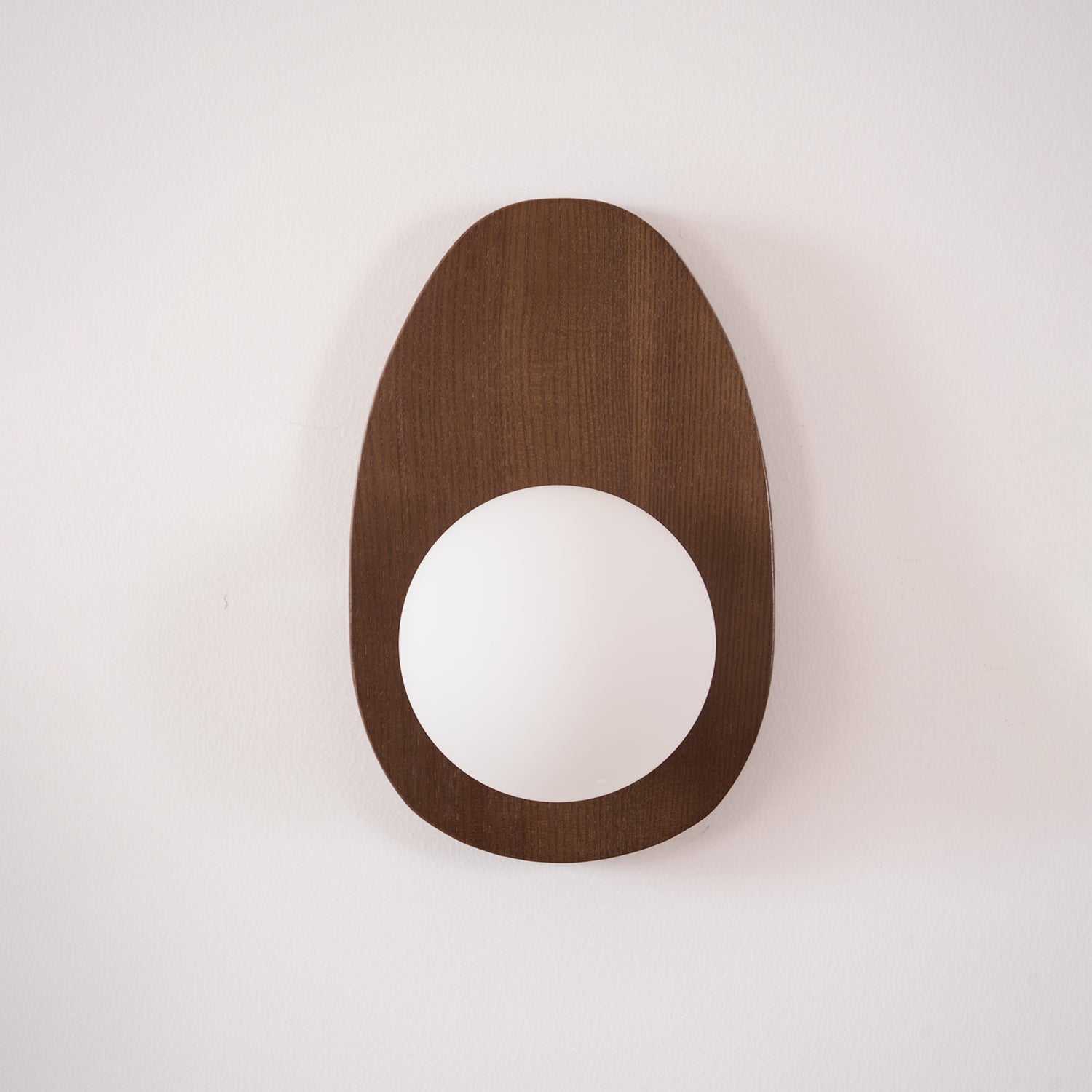 Ephael Premium Nordic Art Walnut Glass Wall Lamp - Letslighting