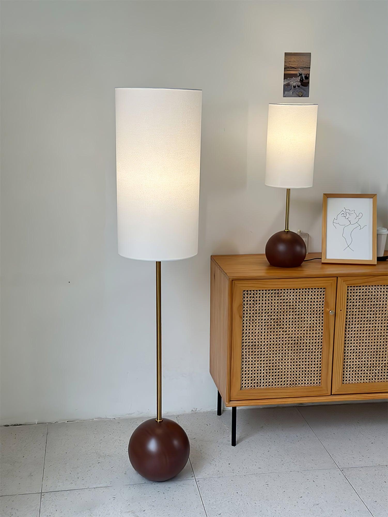 Ballon Wooden Sphere Table Lamp - Letslighting